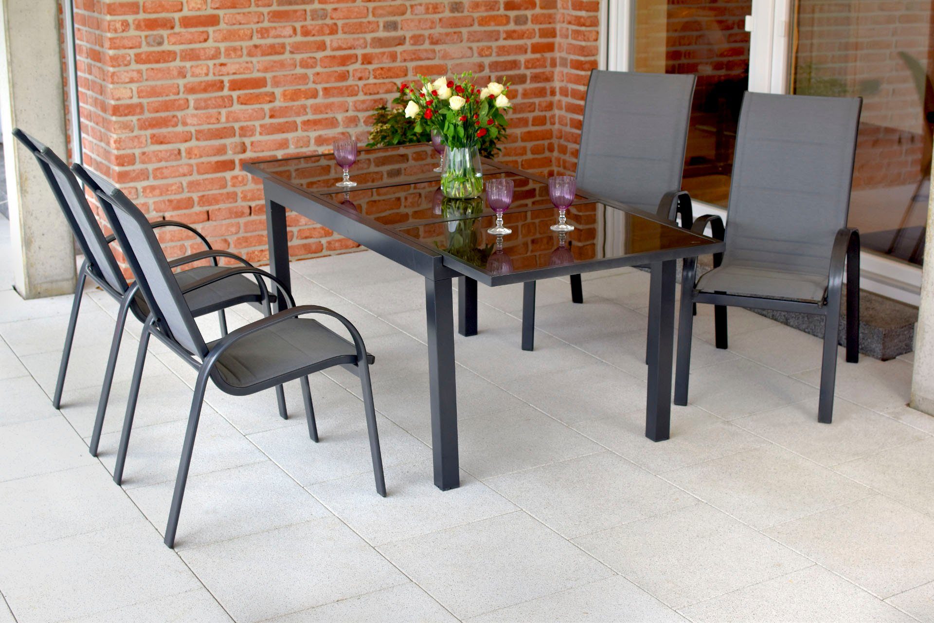 MERXX Garten-Essgruppe Amalfi, (7-tlg)