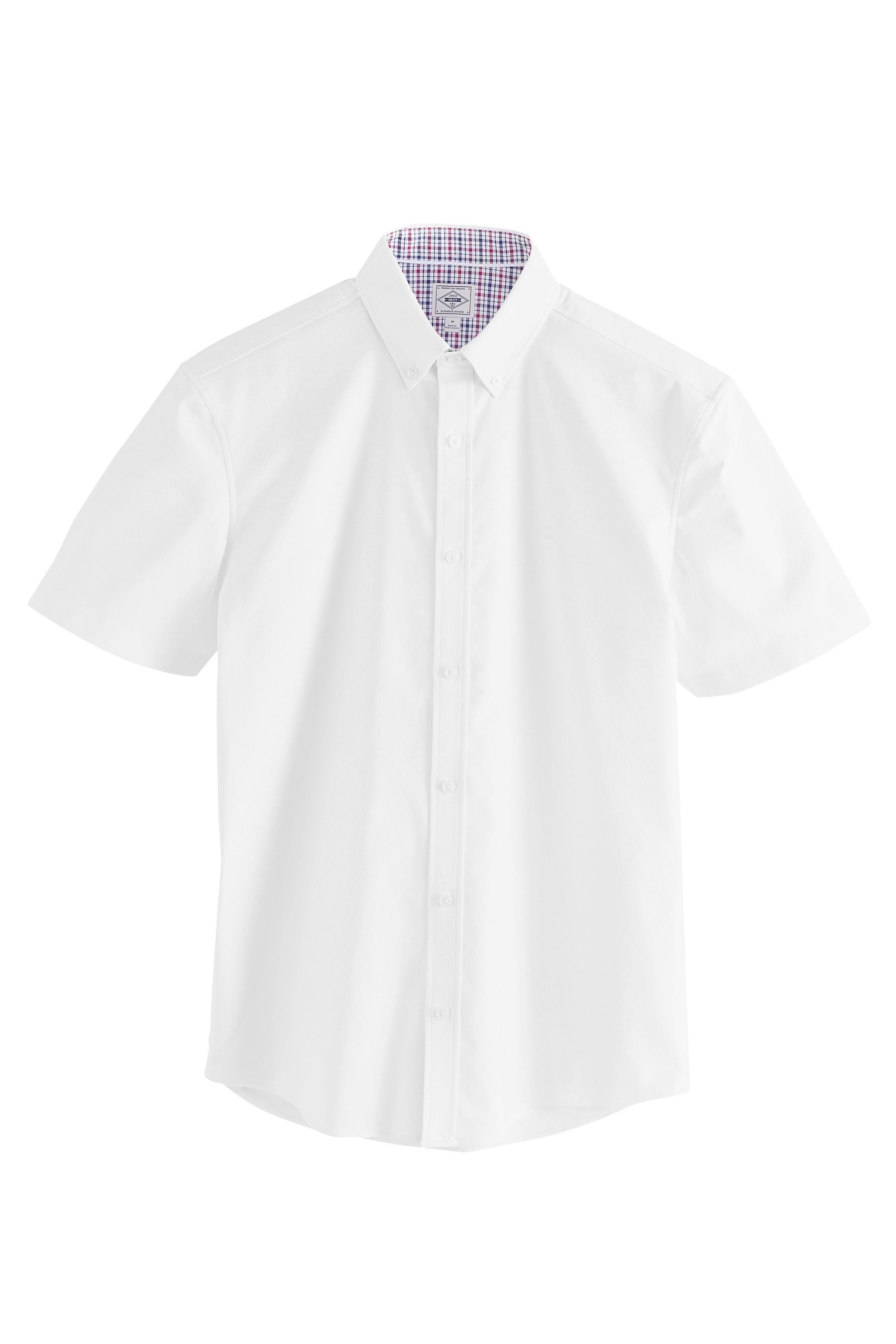 Next Kurzarmhemd Oxford-Kurzarmhemd mit Stretch (1-tlg) günstig online kaufen
