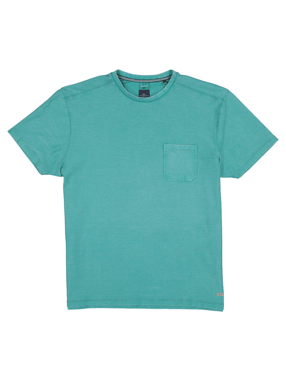 Engbers T-Shirt engbers Herren T-Shirt strukturiert, Petrolgruen günstig online kaufen