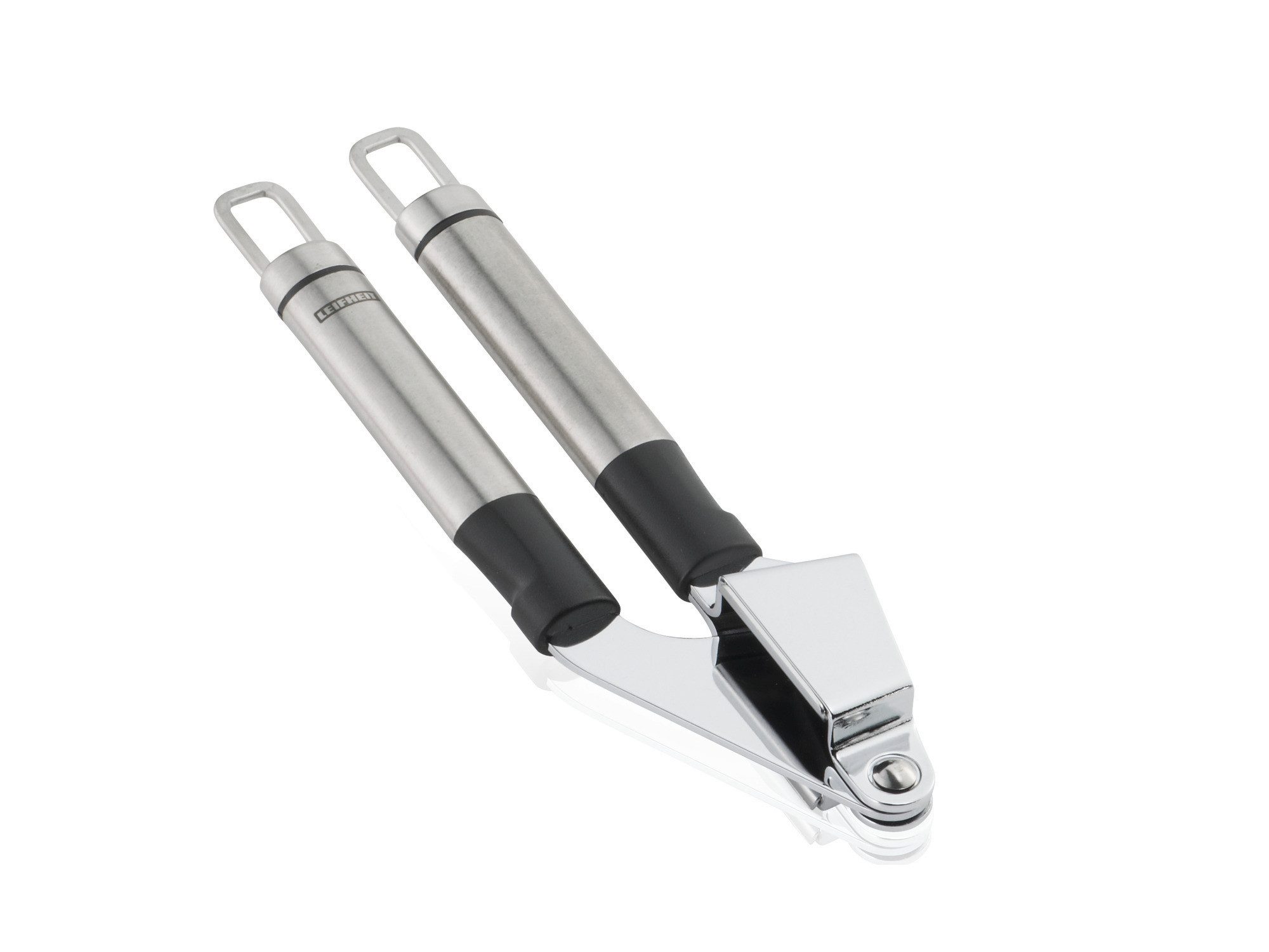 Leifheit Knoblauchpresse Knoblauchpresse, Edelstahl,Kunststoff, Edelstahl und Kunststoff, Spülmaschinenfest, herausnehmbarer Einsatz