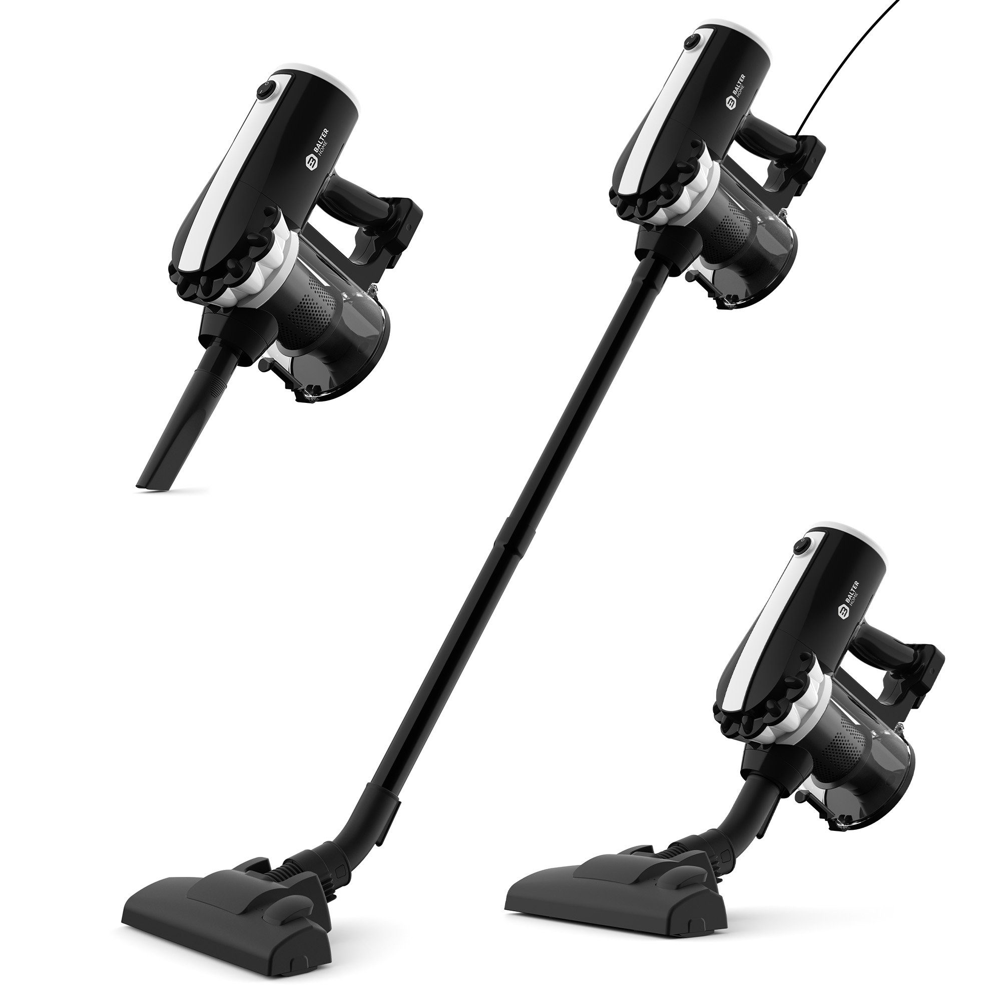 Balter Handstaubsauger H1, Staubsauger Beutellos Zyklon HEPA Filter 600W