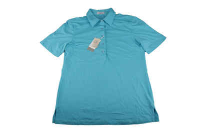 Van Laack Shirttop Van Laack Jalbona Damen T-Shirt Poloshirt Gr. 34 blau Neu