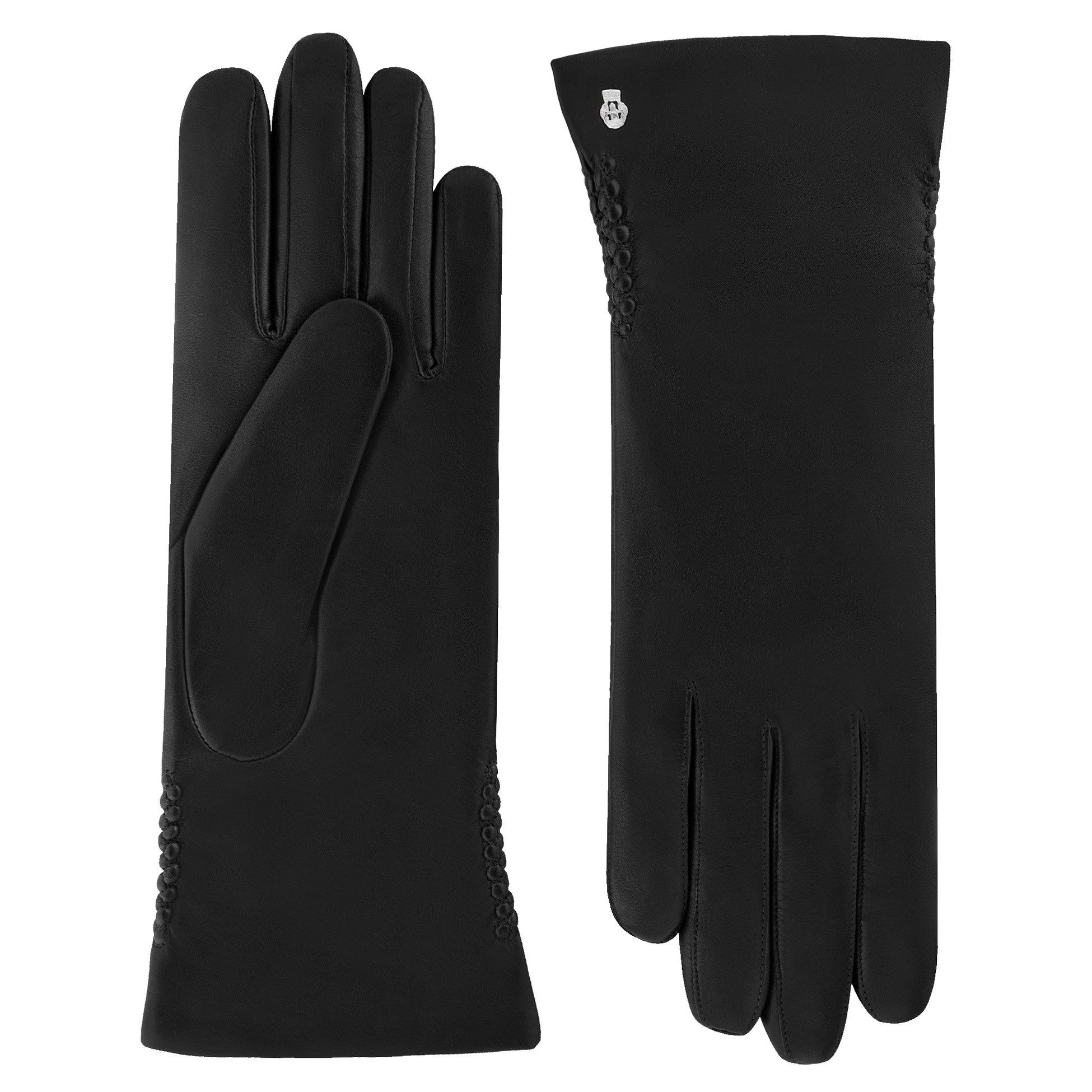Roeckl Lederhandschuhe Regina Fingerhandschuhe mit Ziernaht günstig online kaufen