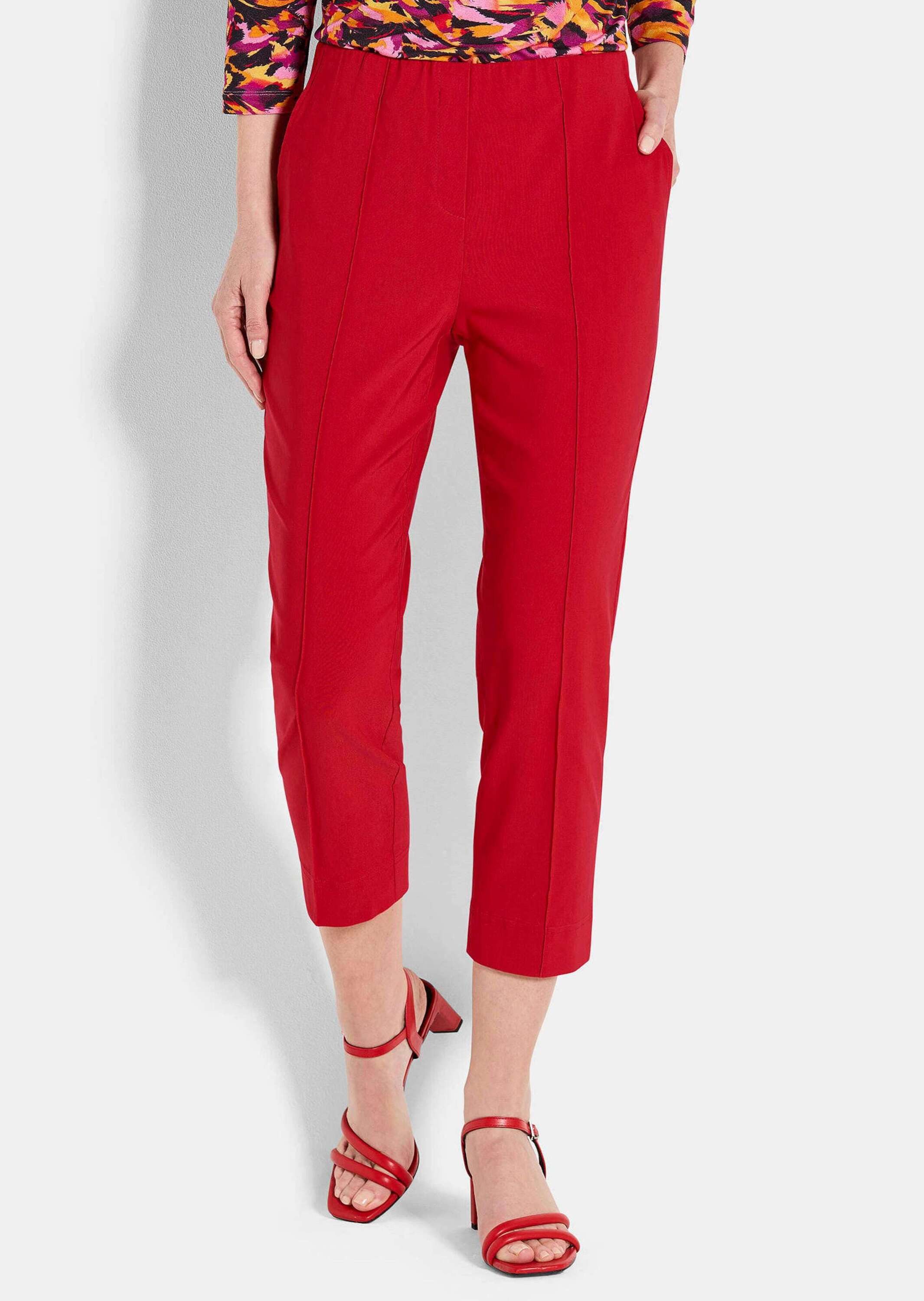 GOLDNER Schlupfhose Bengalinhose LOUISA mit Biesen