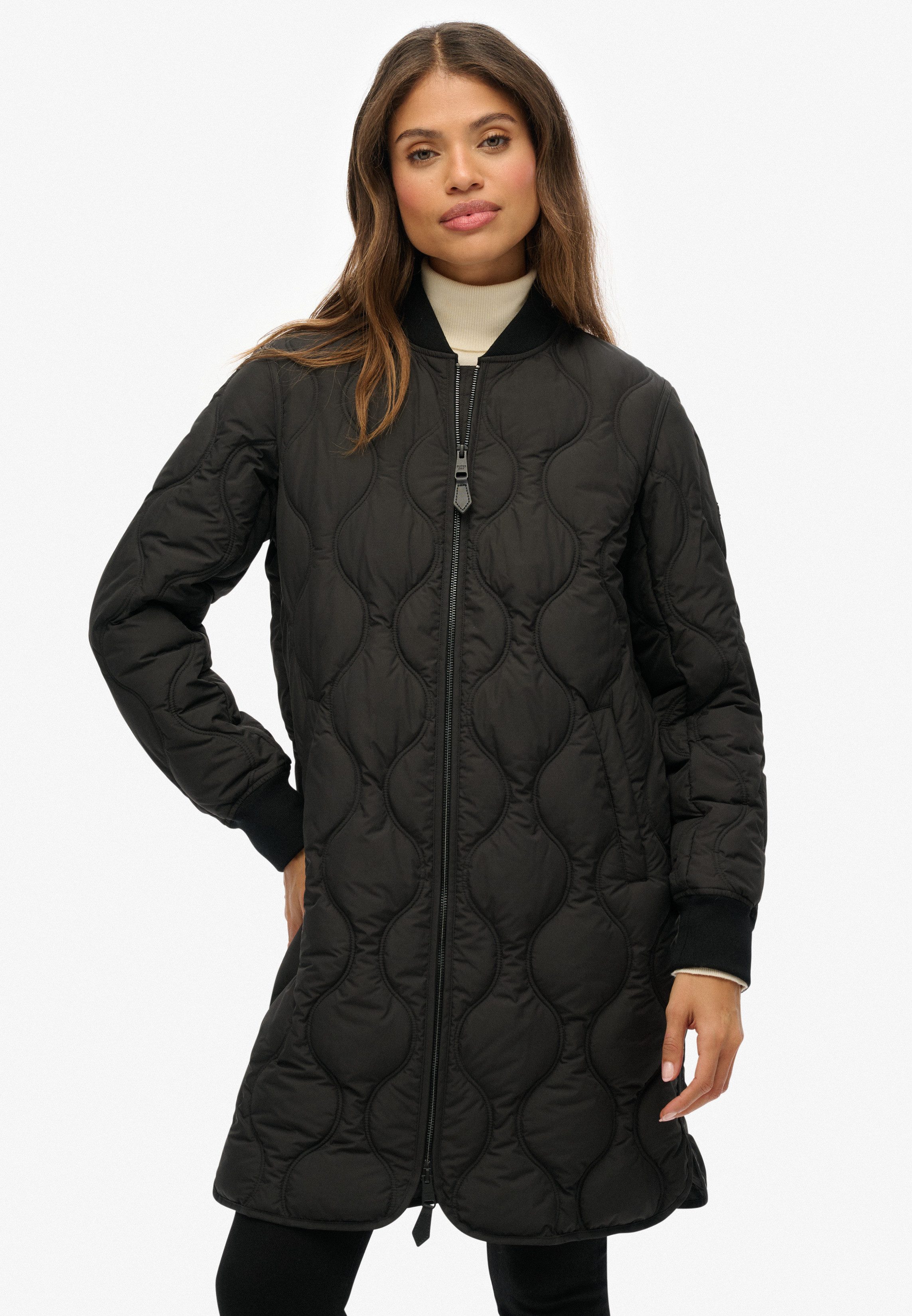 Superdry Steppjacke LONG QUILTED LINER JACKET günstig online kaufen