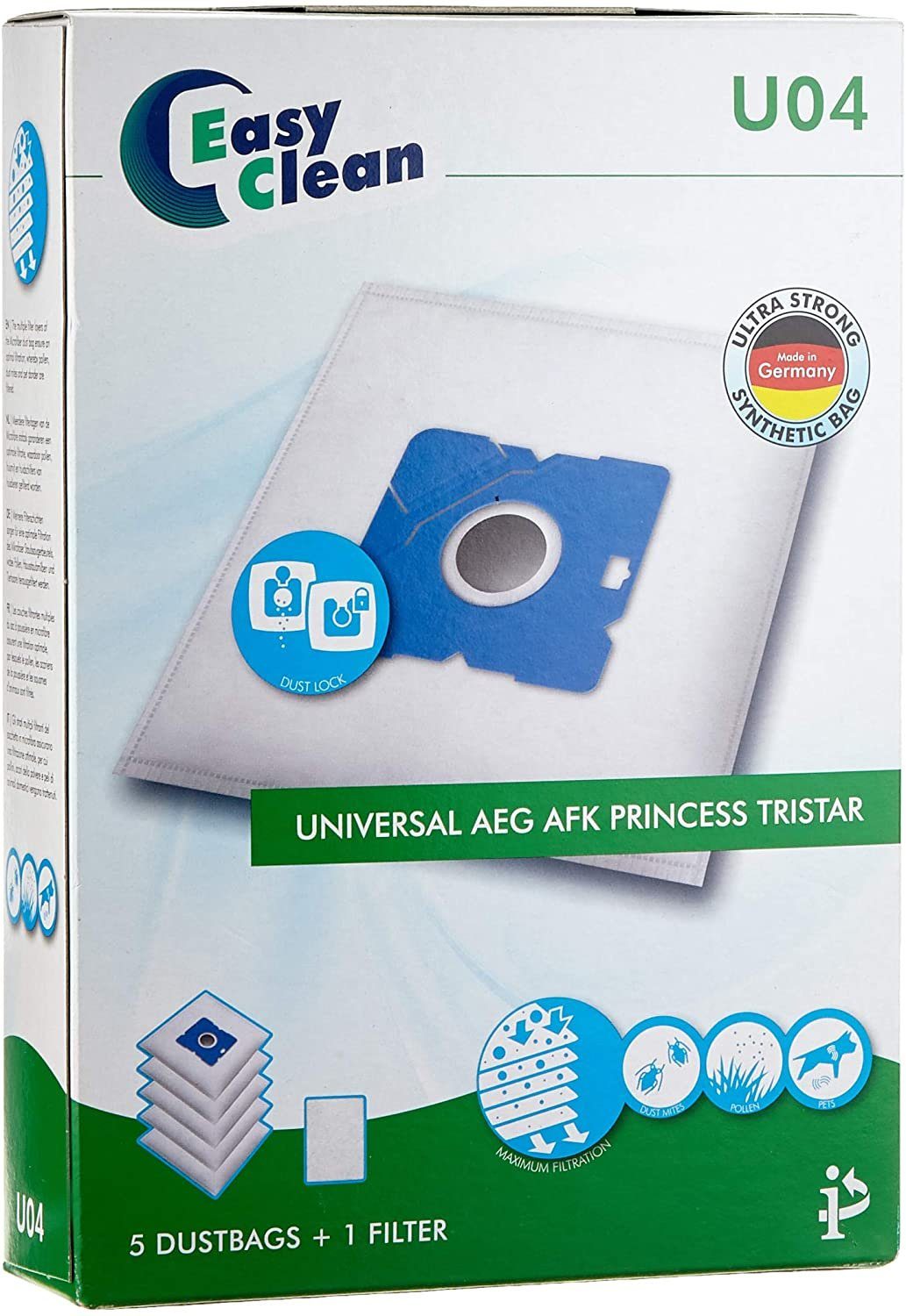 Staubsaugerbeutel 5er-Set Staubsaugerbeutel EasyClean EC-.U04, 5 St.