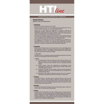 HTI-Line Vinyllaminat Selbstklebender Vinylboden PVC- Boden, 0,975 m² im Paket