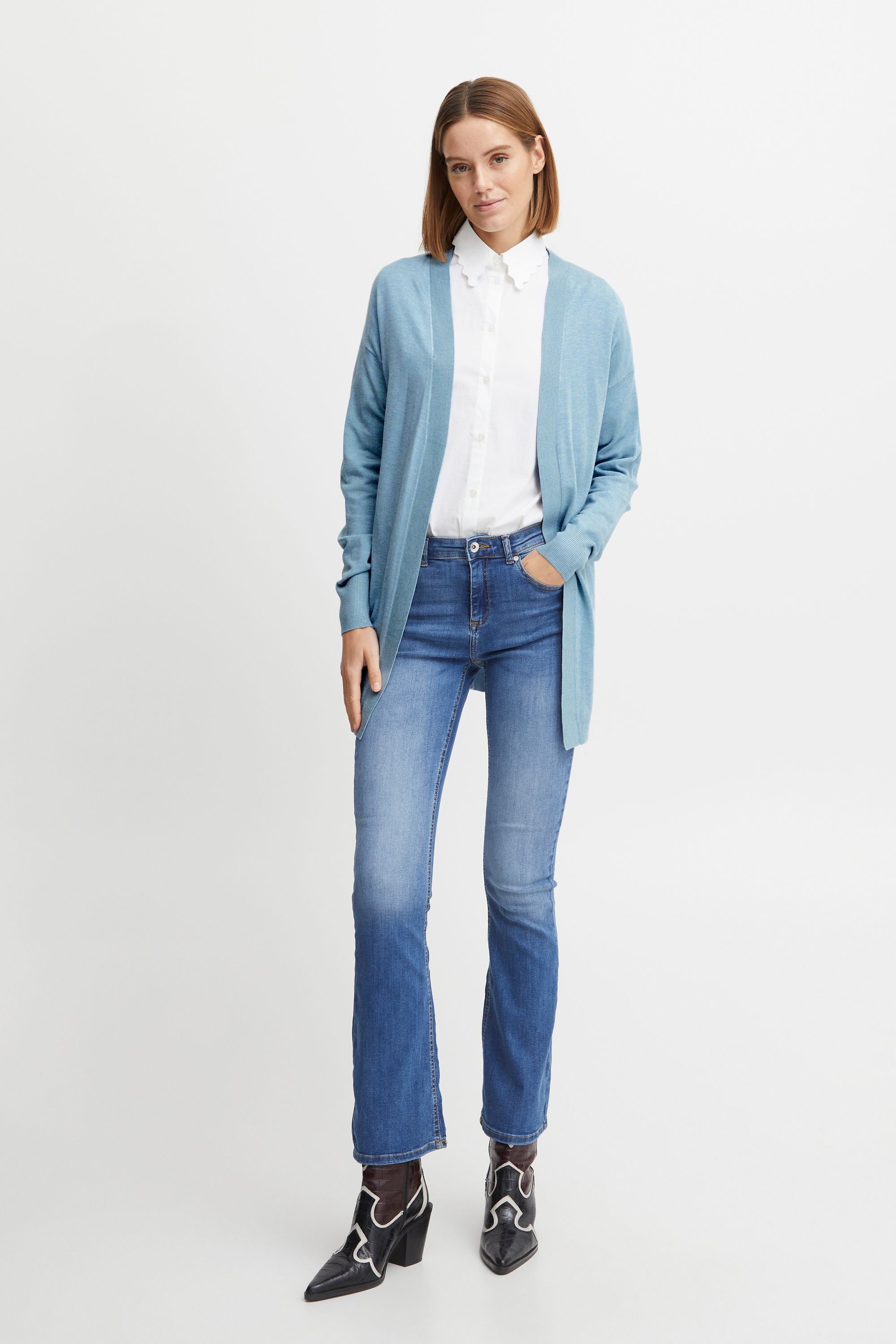 b.young Strickjacke BYMMPIMBAH LONG CARDIGAN - günstig online kaufen