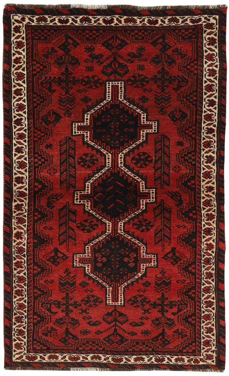 Orientteppich Shiraz 107x176 Handgeknüpfter Orientteppich / Perserteppich, Nain Trading, rechteckig, Höhe: 10 mm