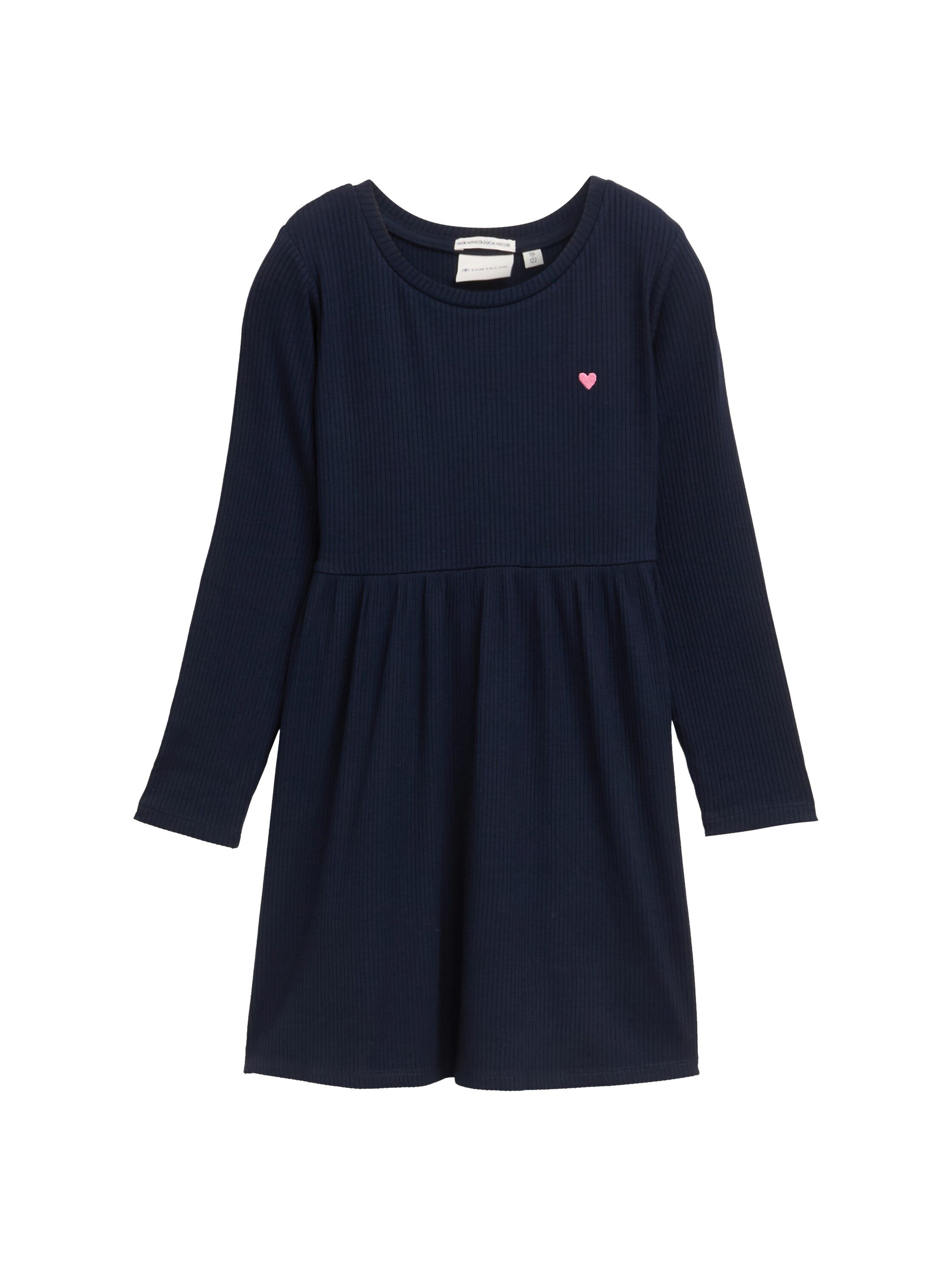 TOM TAILOR Midikleid in Ripp-Optik, mit Stretch