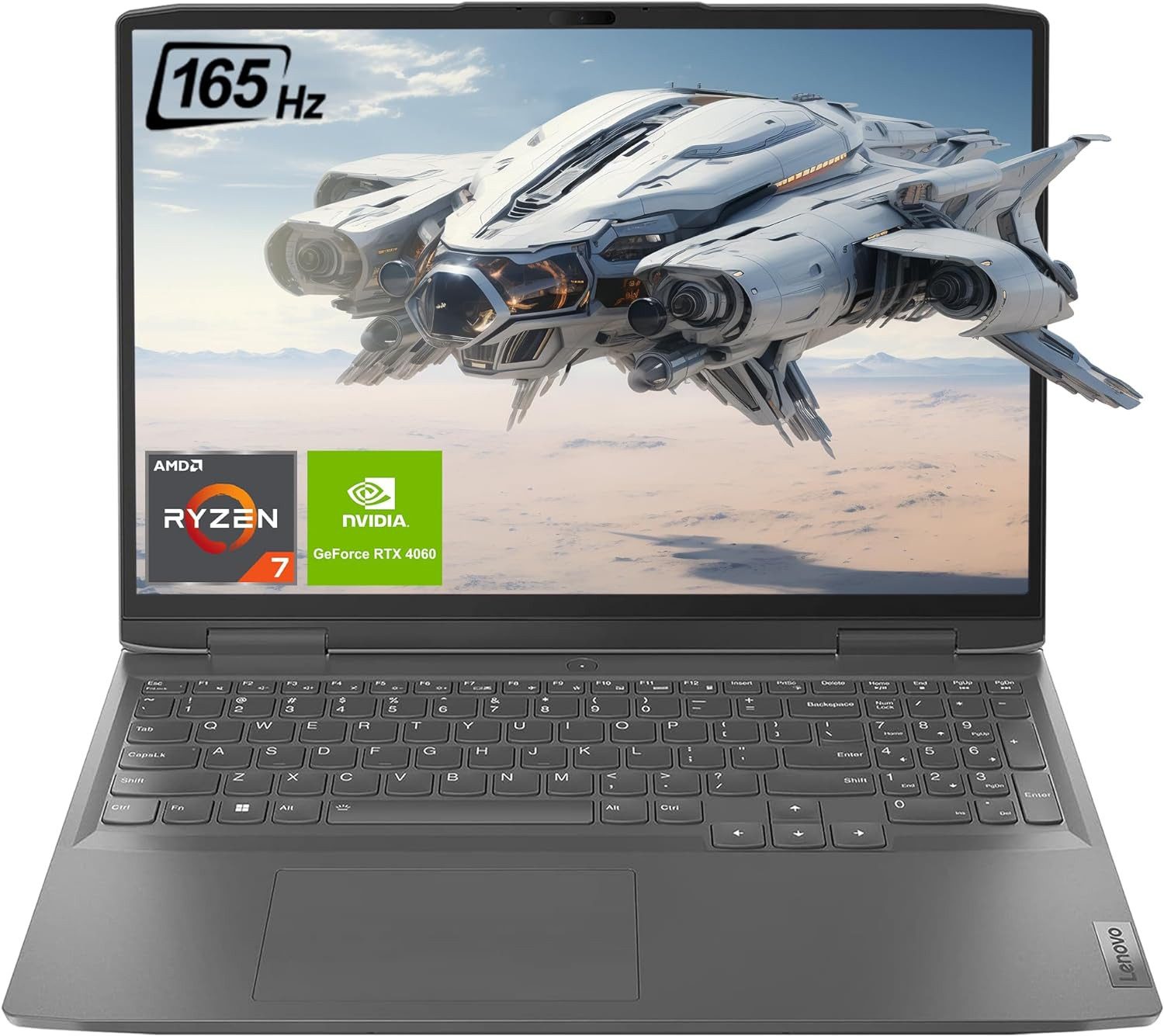 Lenovo Effiziente Energieverwaltung Gaming-Notebook (AMD 7840HS, GeForce RTX 4060, 1000 GB SSD, 16GB RAM, Hochleistungs Perfekte Kombination ultimative Zufriedenheit)