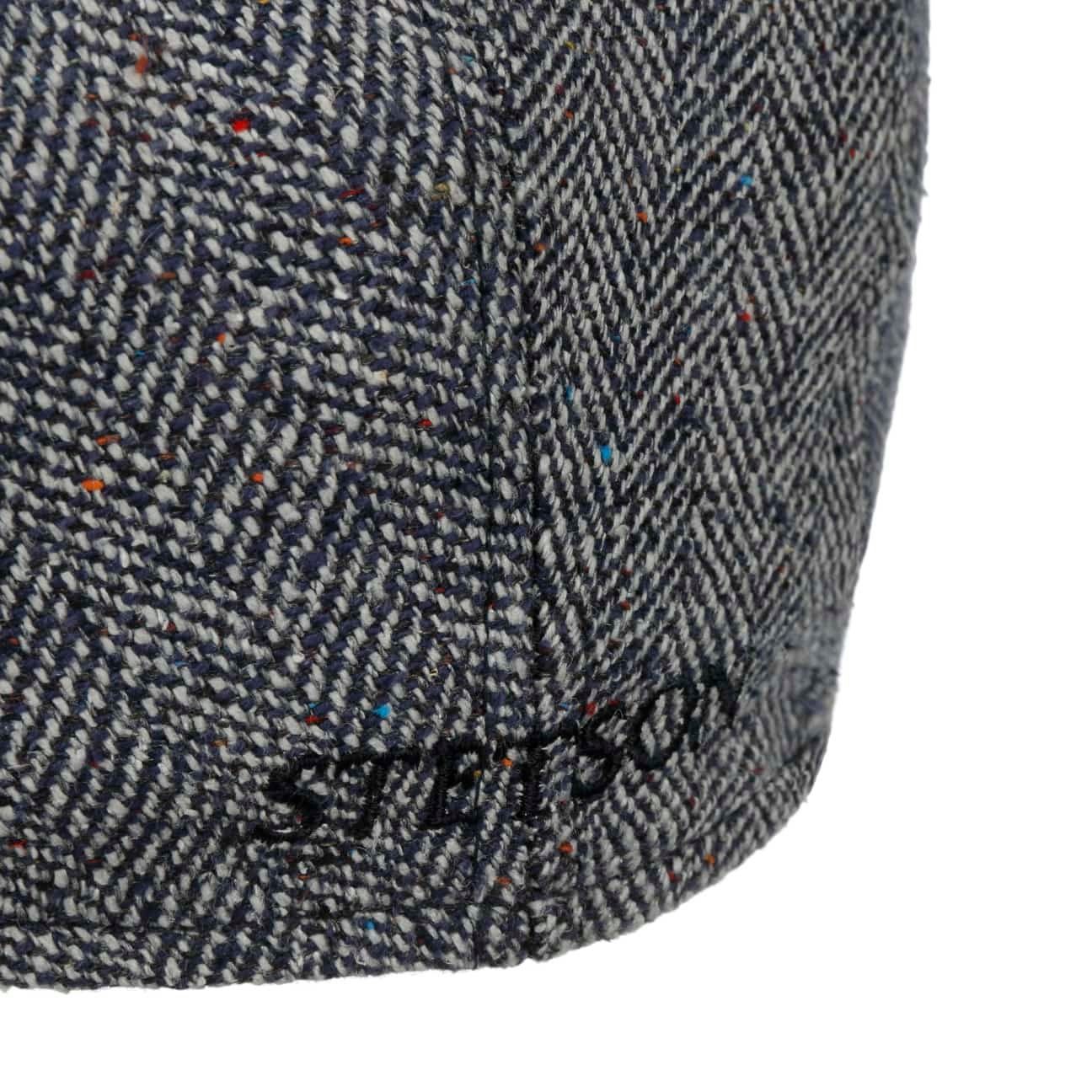 Schirmmütze Stetson in the Made blau Flat EU Cap Schirm, mit (1-St)