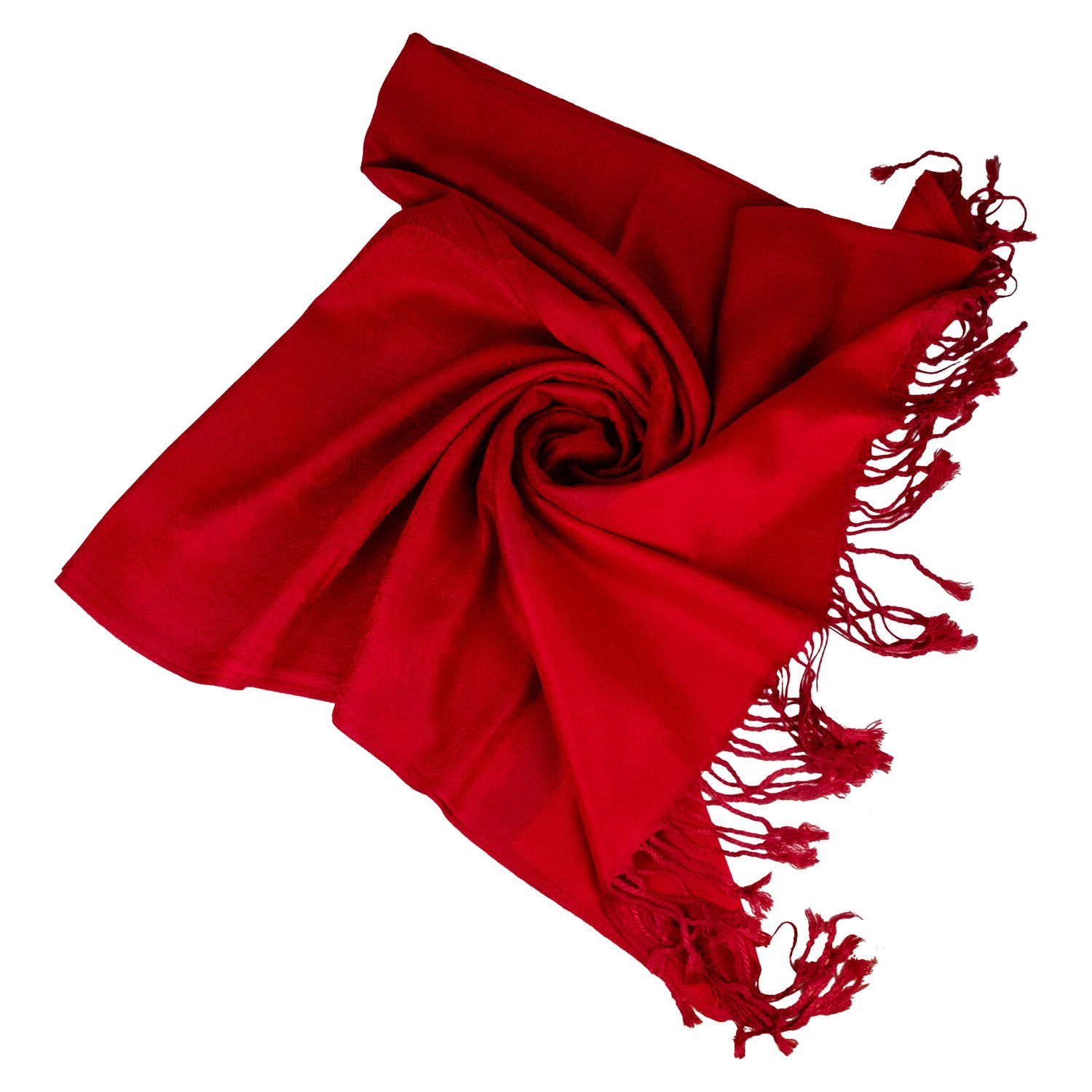 Trachtenland Schal Halstuch aus Viscose - Stola Schal 185 x 70 cm, D