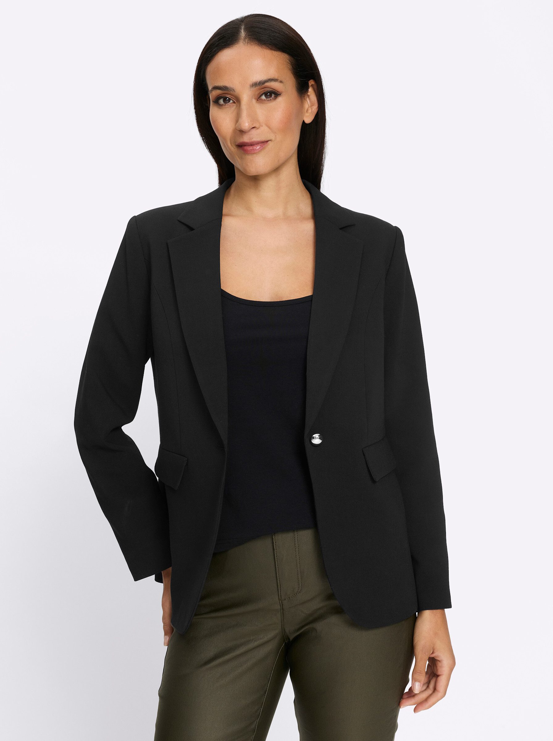 heine Blusenblazer Blazer Langarm