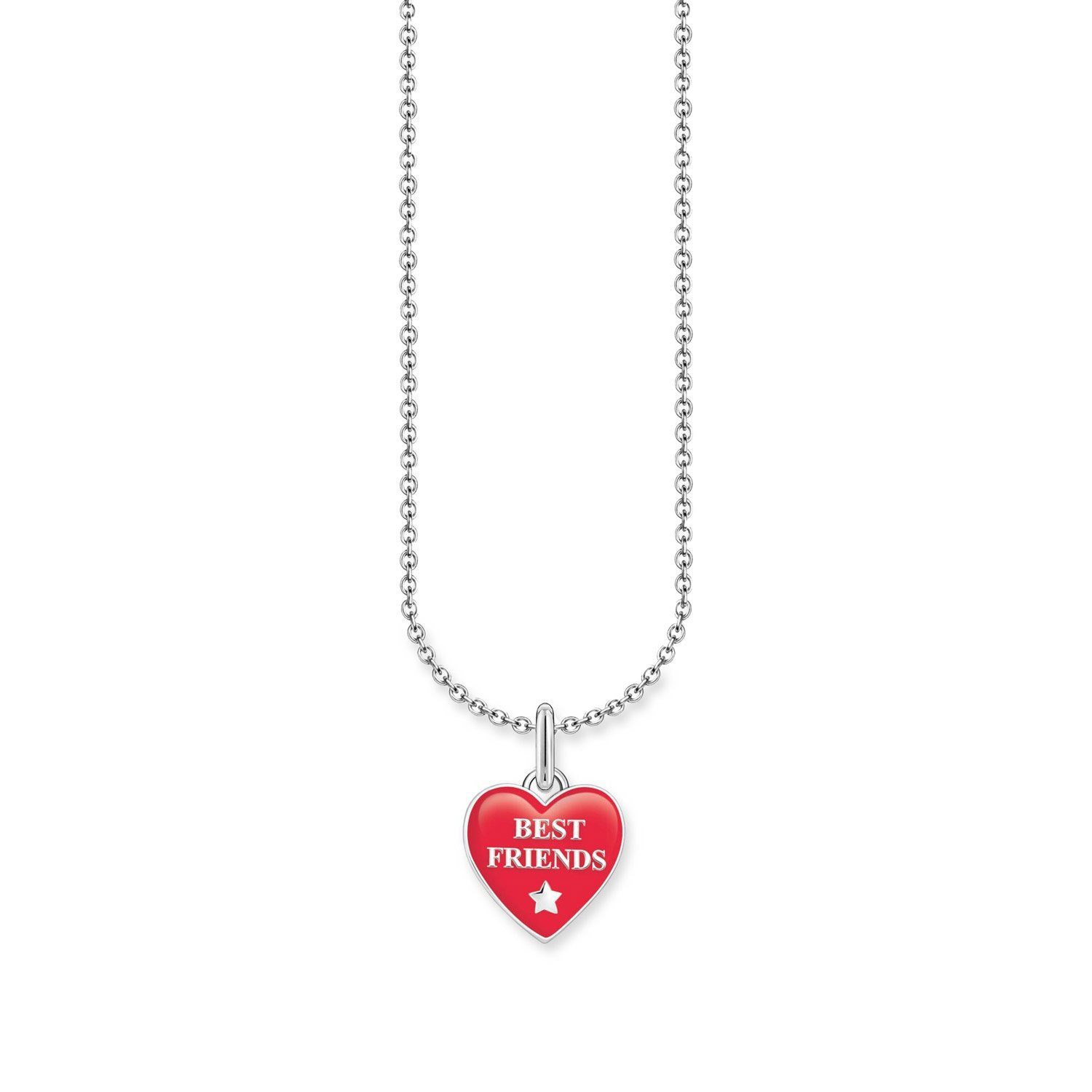 THOMAS SABO Kette mit Anhänger mit Best...