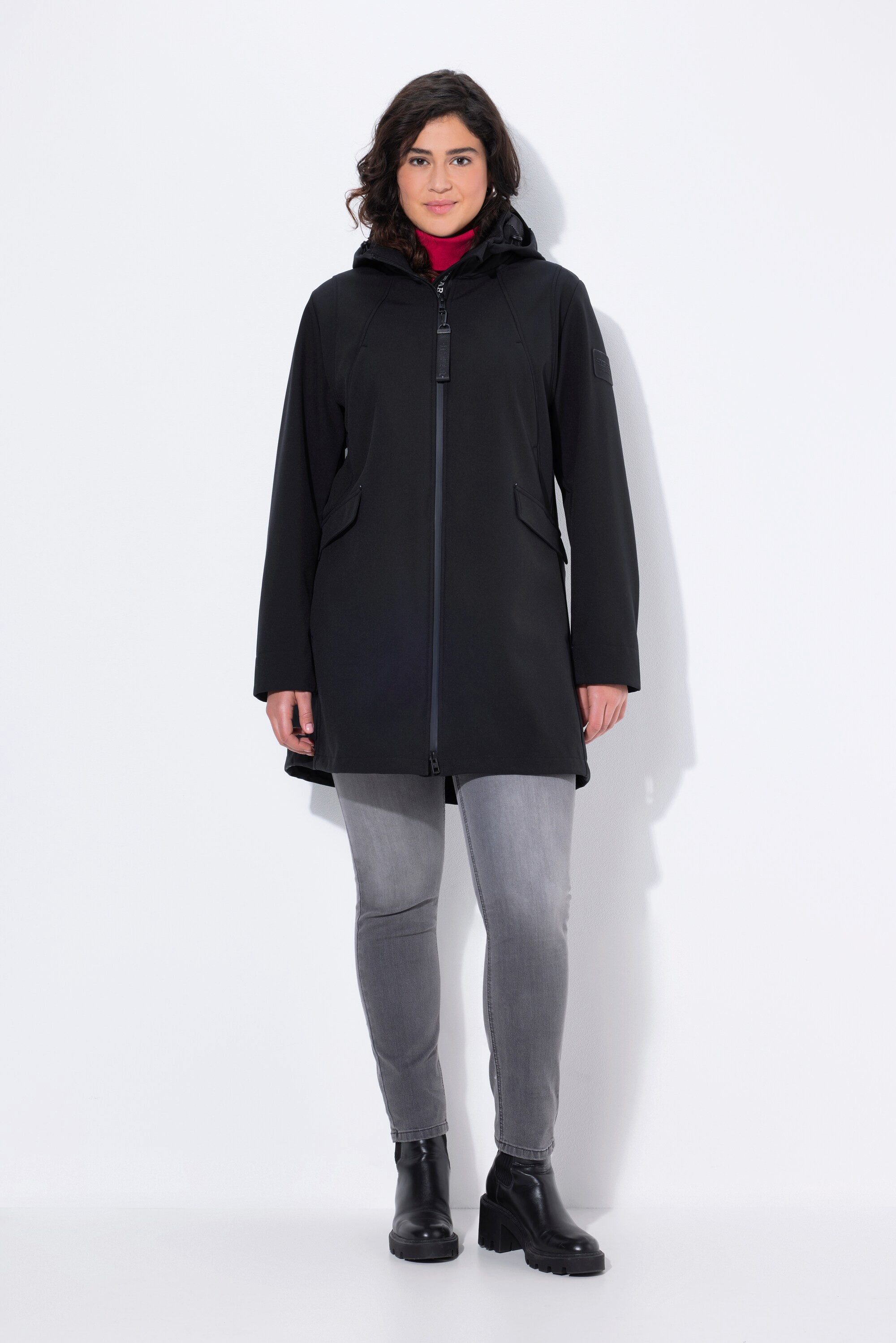 Ulla Popken Softshelljacke HYPRAR Softshelljacke wasserabweisend günstig online kaufen