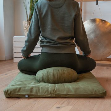 bodhi Meditationskissen Meditations-Set ECO, Meditationskissen Zafu + Zabuton