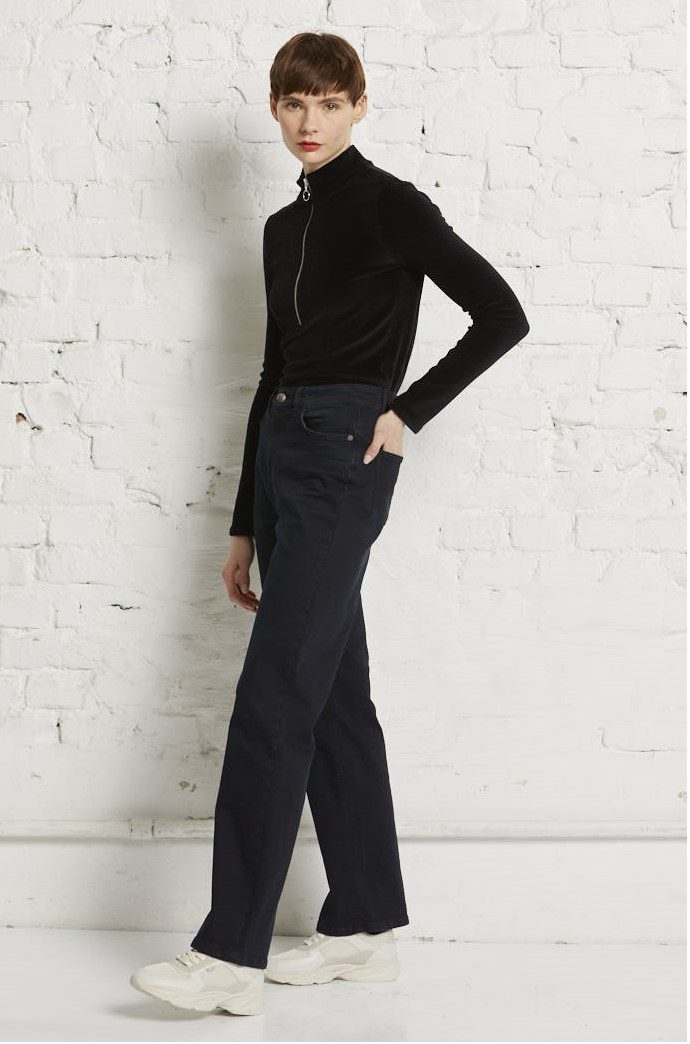 Straight-Jeans Avril denim overdye