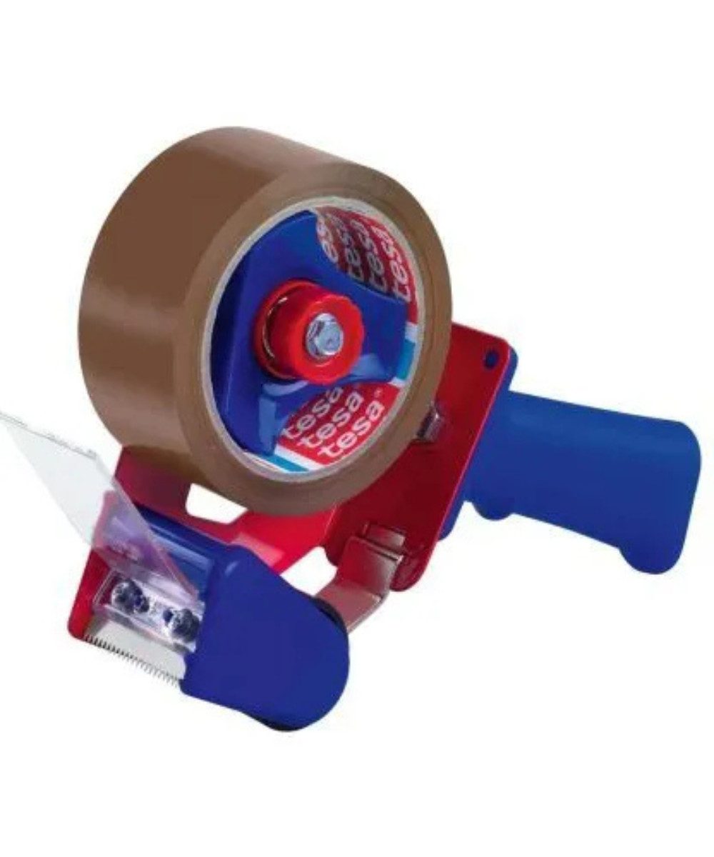 tesa Klebeband tesa Handabroller + 1 Rolle tesapack 66 m x 50 mm (packung, 1-St., Klebeband & Abroller) Gleichmäßiges und geräuscharmes Abrollen