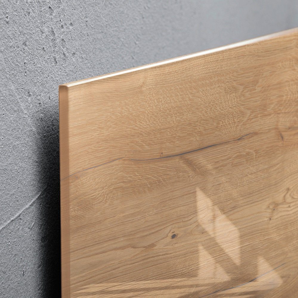 Sigel Magnettafel 1 Glas-Magnettafel ARTVERUM 48x48cm - Natural Wood, (1-tlg)