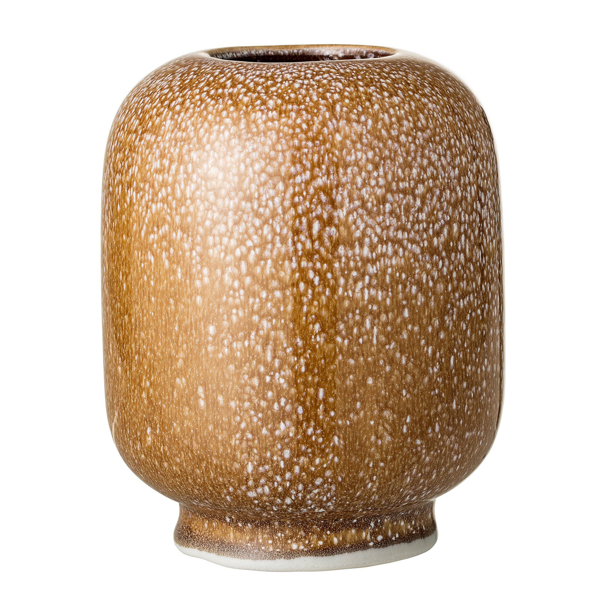 Temi Vase Bloomingville braun 12,5x15,5cm Kugelvase handmade Bloomingville