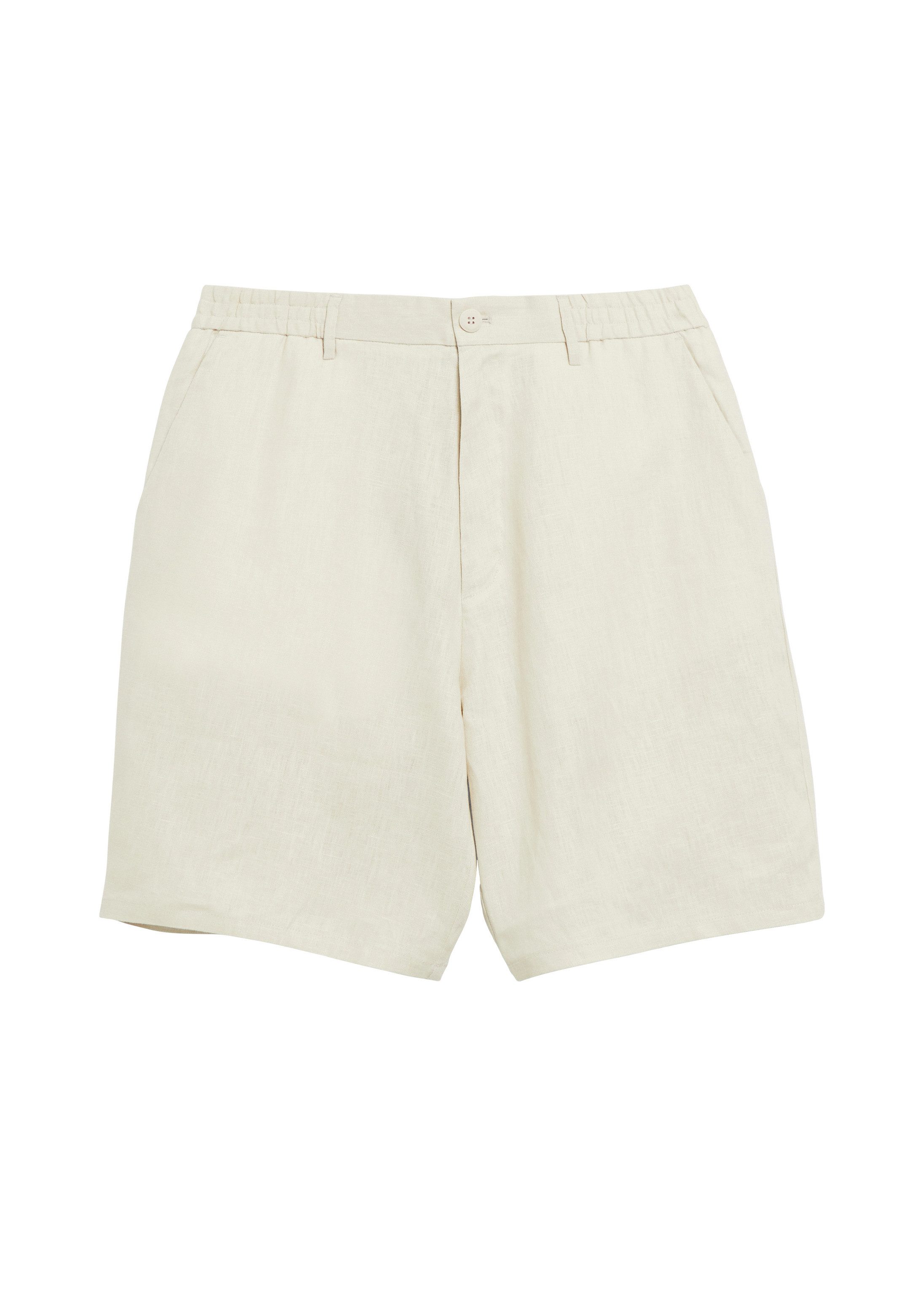 s.Oliver Shorts Bermuda Bermuda aus 100% Leinen mit Elastikbund