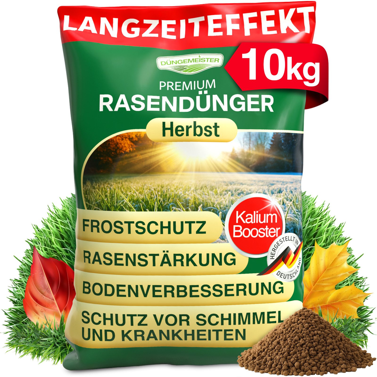 DÜNGEMEISTER Rasendünger Herbstdünger Herbst, Widerstandsfähigkeit gegen günstig online kaufen