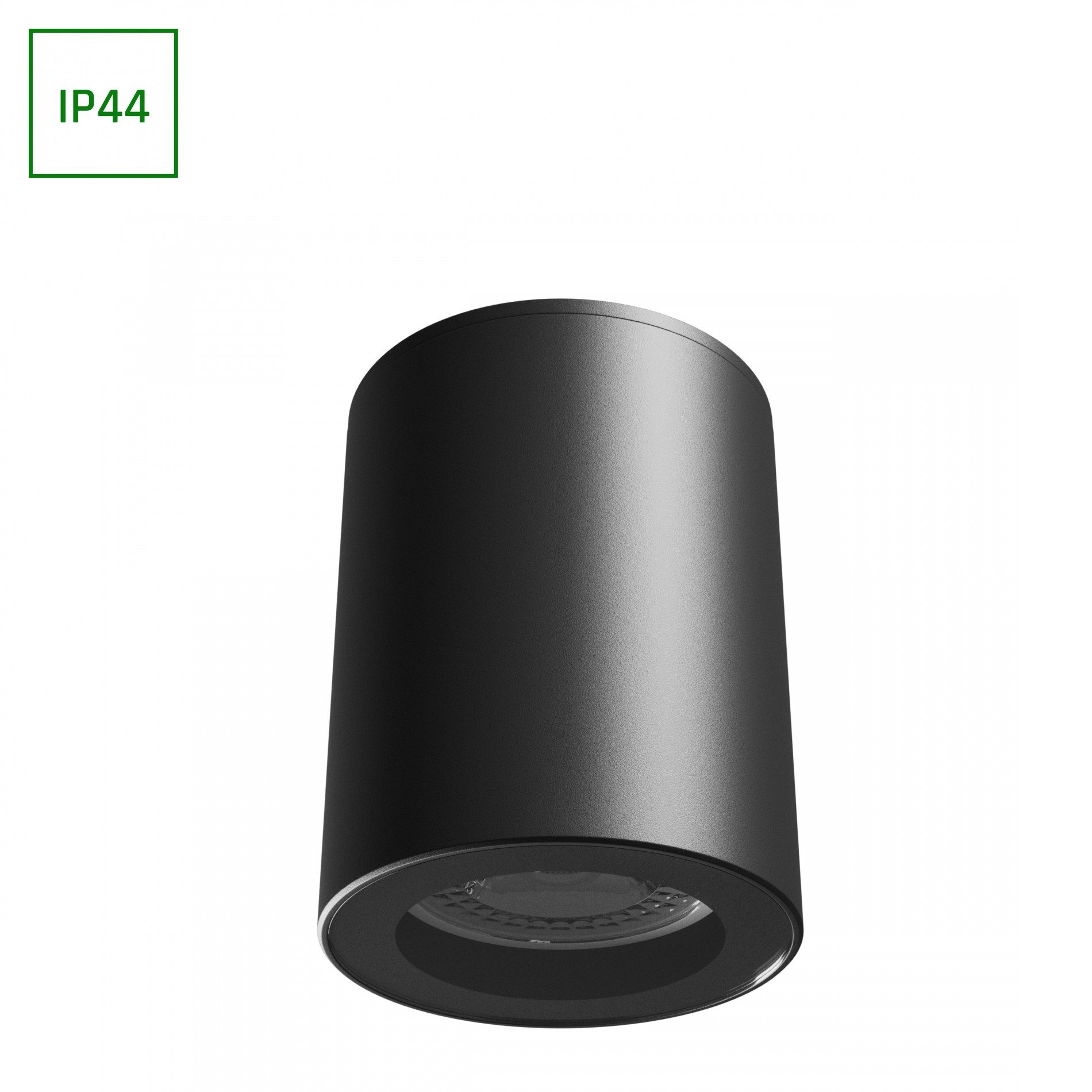 Spectrum Aufbauleuchte LED CHLOE GU10 Aufbauleuchte max. 10W 250V schwarz IP44 downlight rund, Leuchtmittel nicht enthalten, IP44