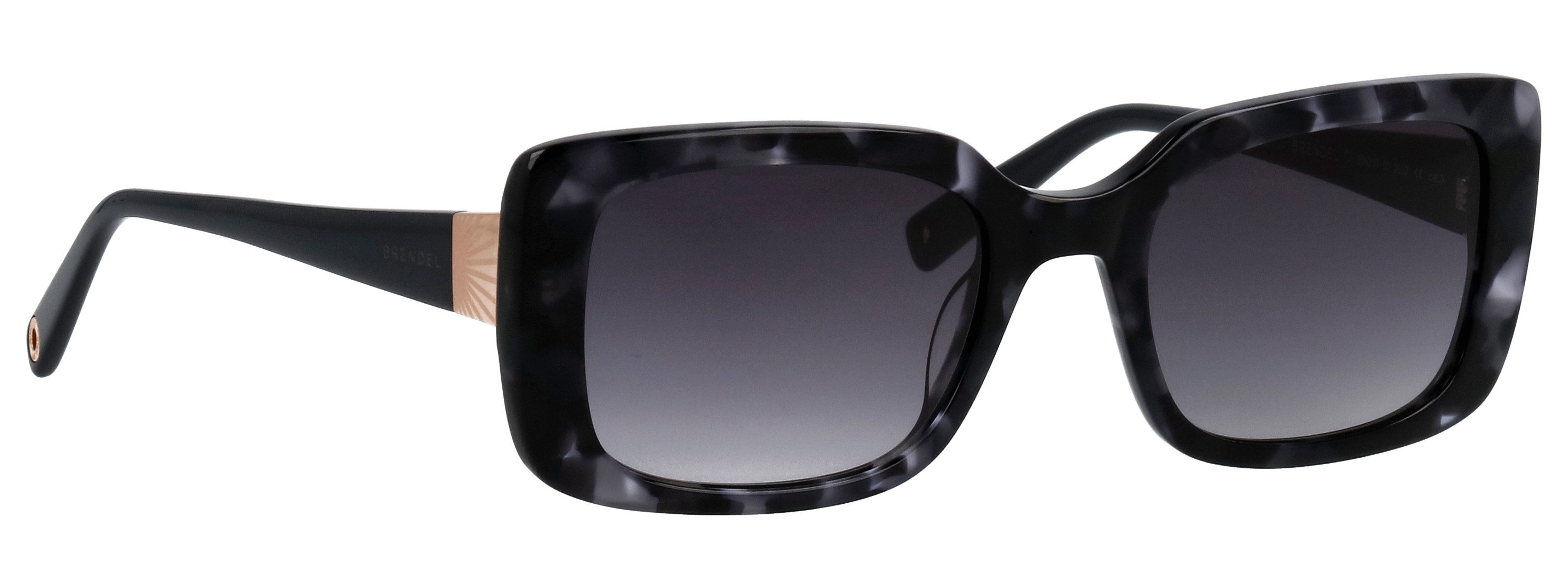 BRENDEL eyewear Sonnenbrille Modell 906210 Form Karree/Eckig, Logoschriftzug auf Bügel, Kunststofffassung
