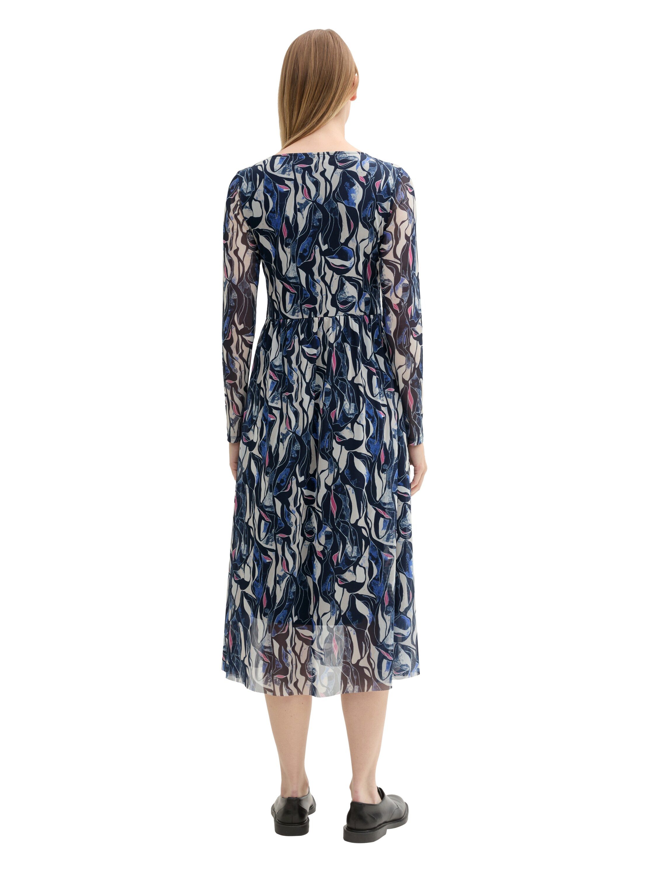 TOM TAILOR Meshkleid mit Muster günstig online kaufen