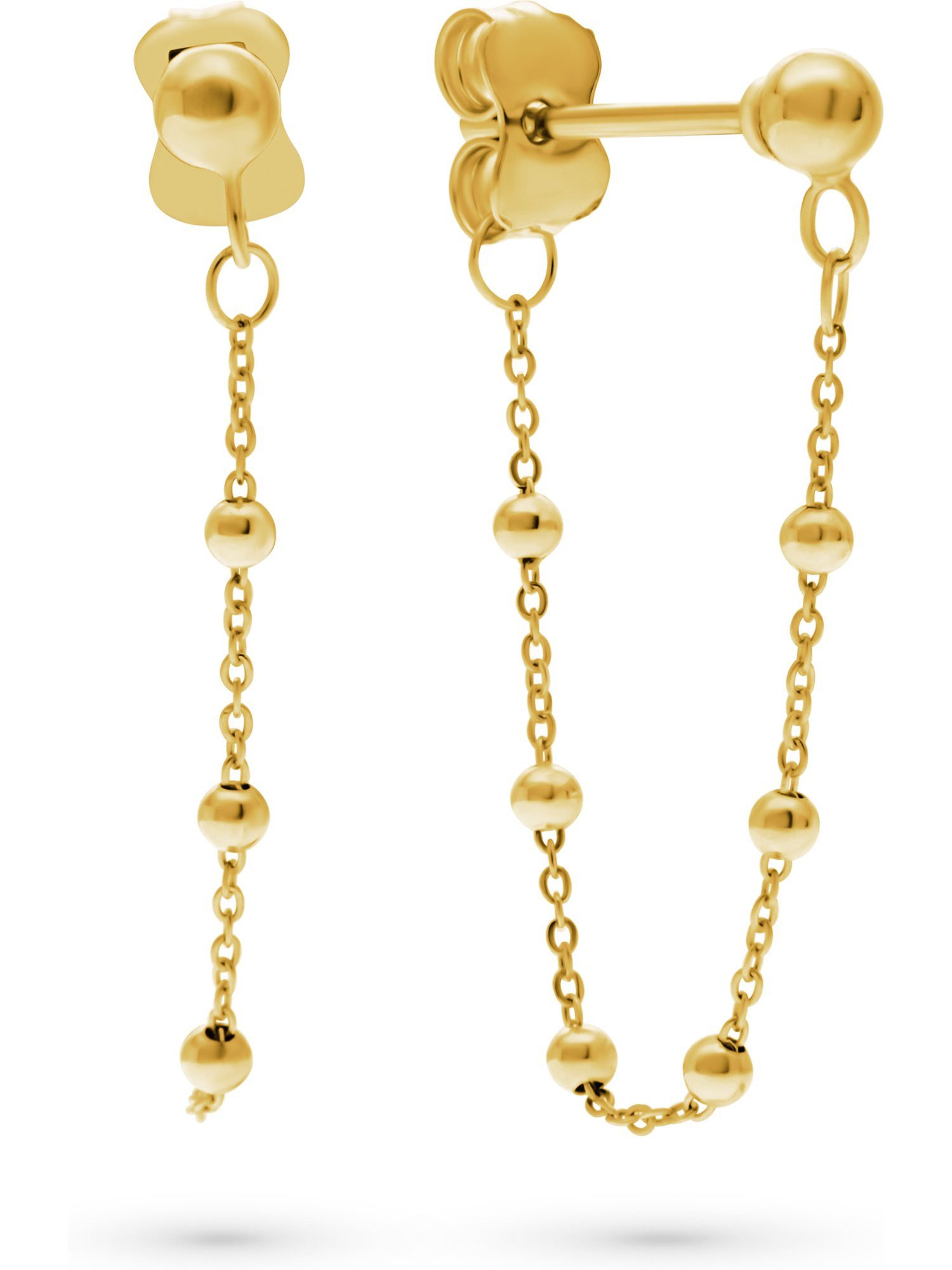 FAVS Paar Ohrstecker FAVS Damen-Ohrstecker 375er Gelbgold