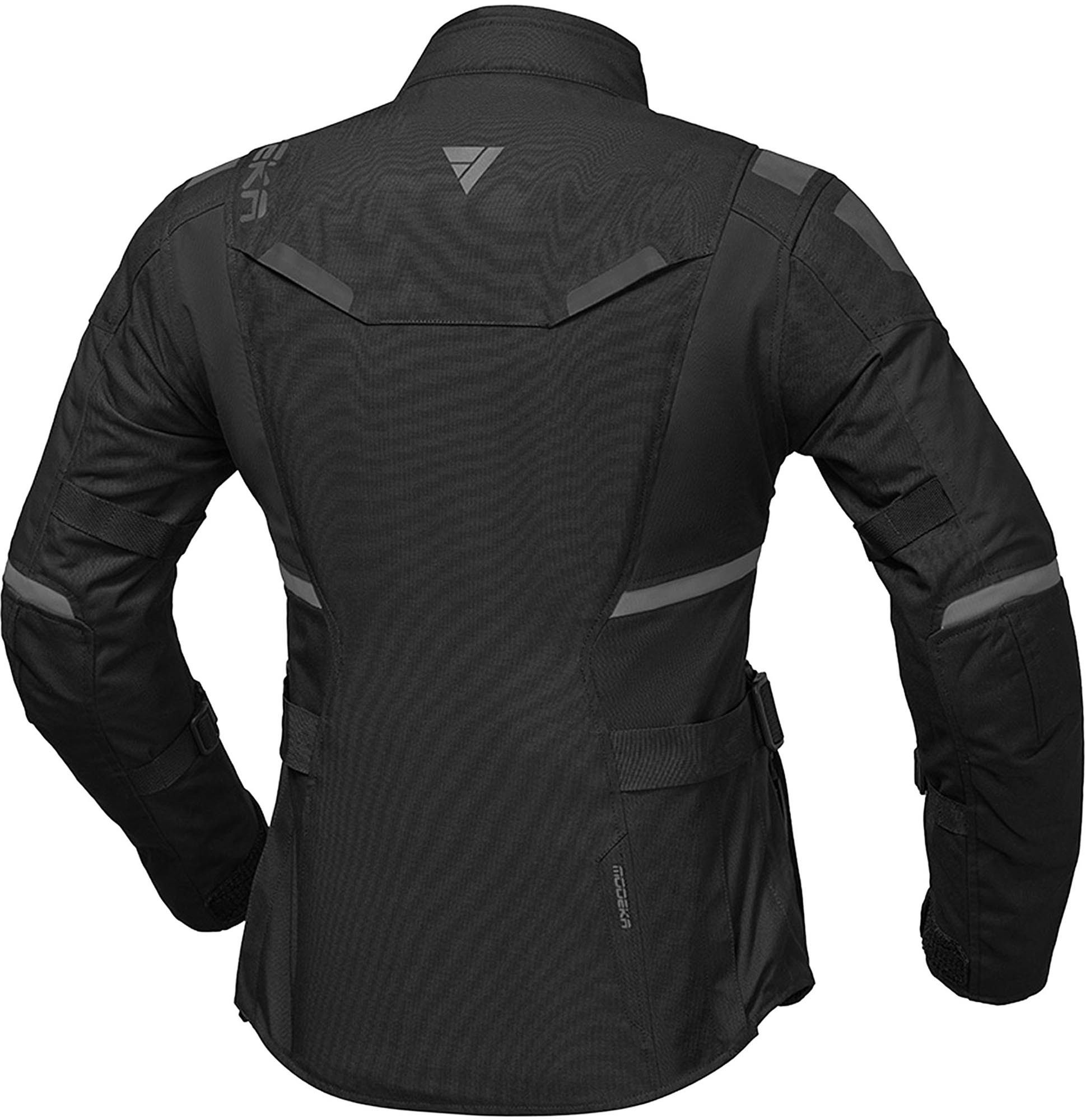 Modeka Motorradjacke Striker III Damen-Motorrad-Textiljacke Airbag vorbereitet,Ellenbogenprotektoren enthalten,herausnehmbare