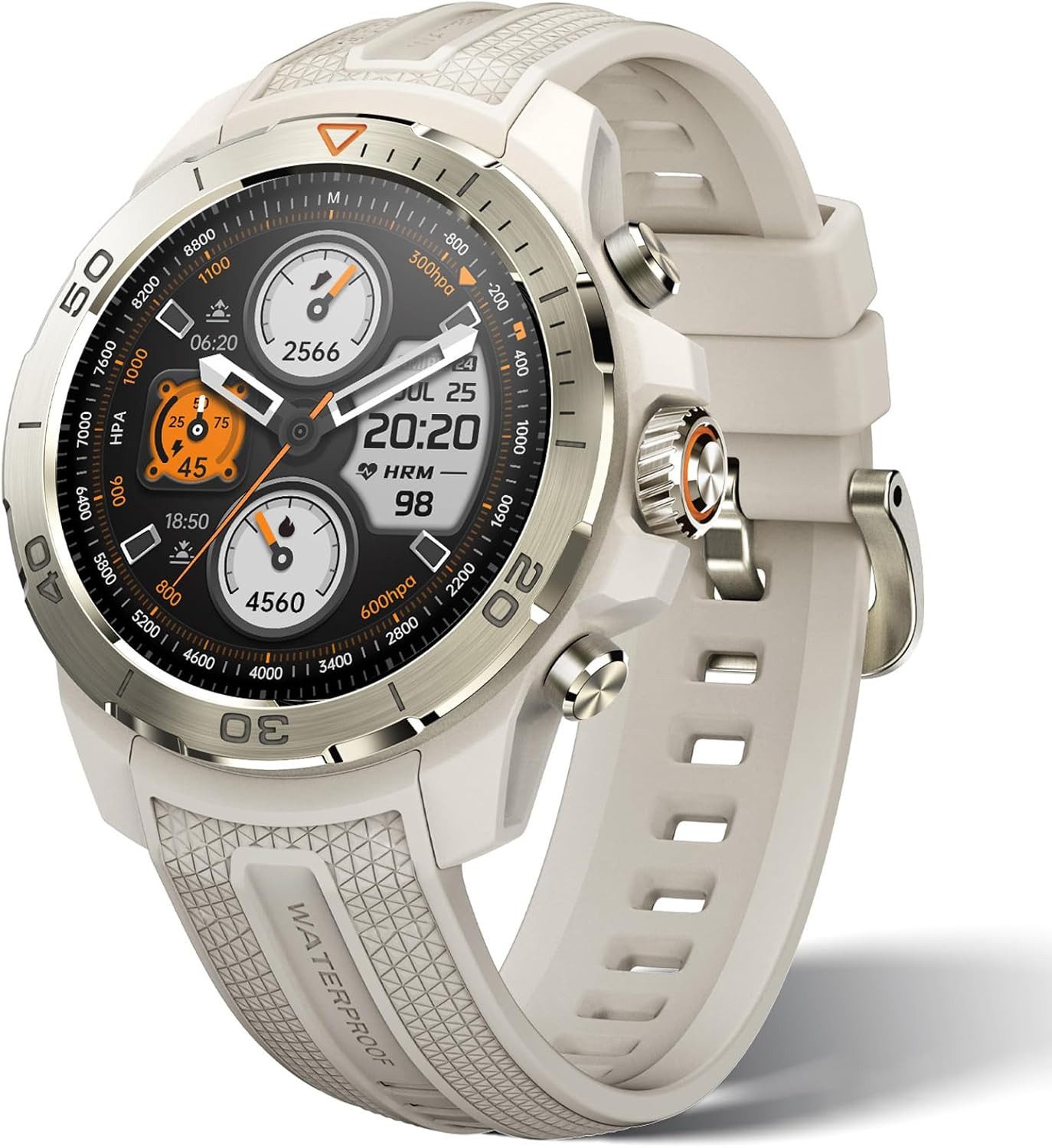 Mibro Smartwatch (3,3 cm, android ios), Outdoor Smartwatch mit GPS AMOLED Display Militärstandard