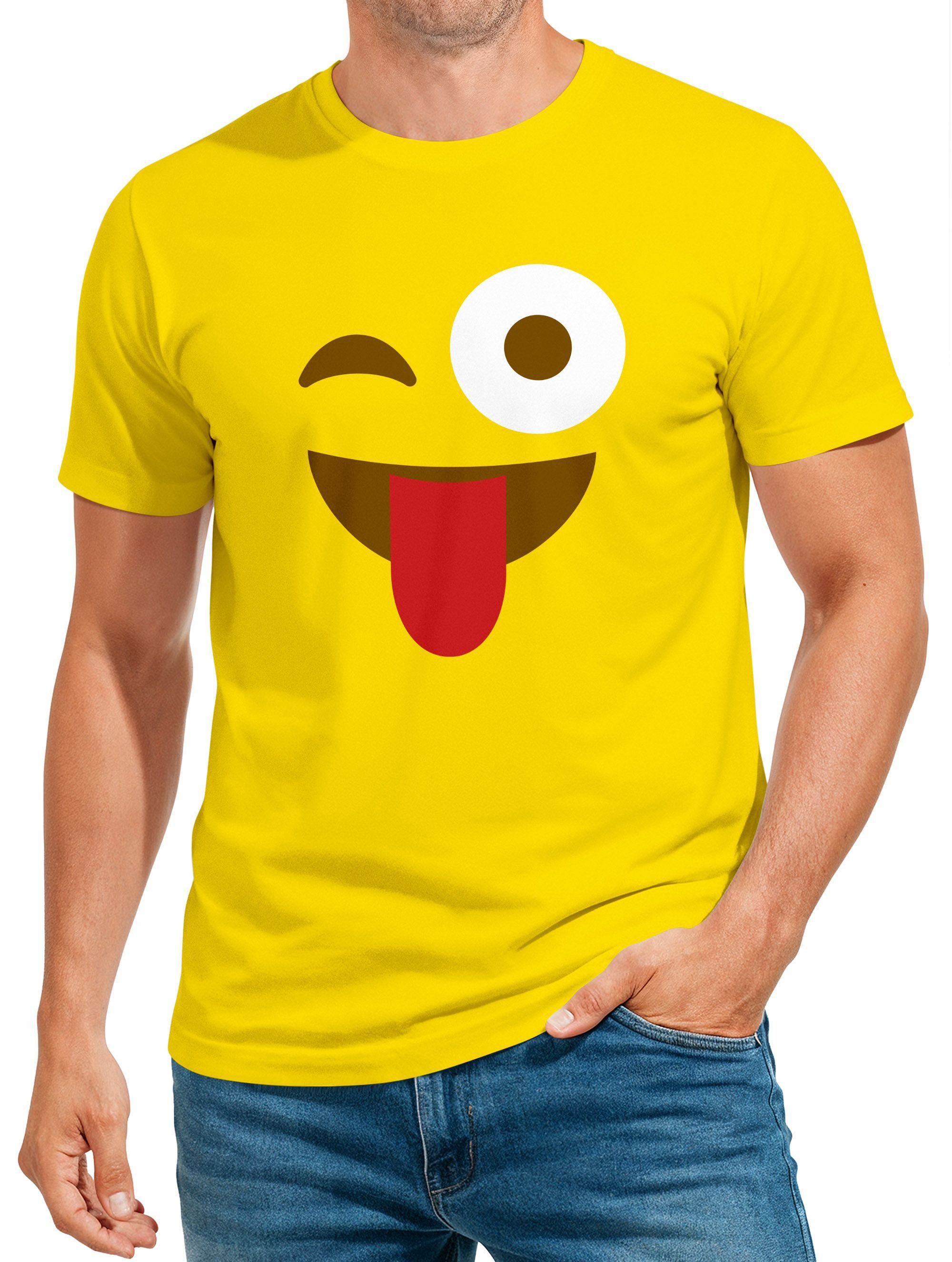 Print-Shirt Herren T-Shirt Gruppenkostüm Idee Fasching Karneval