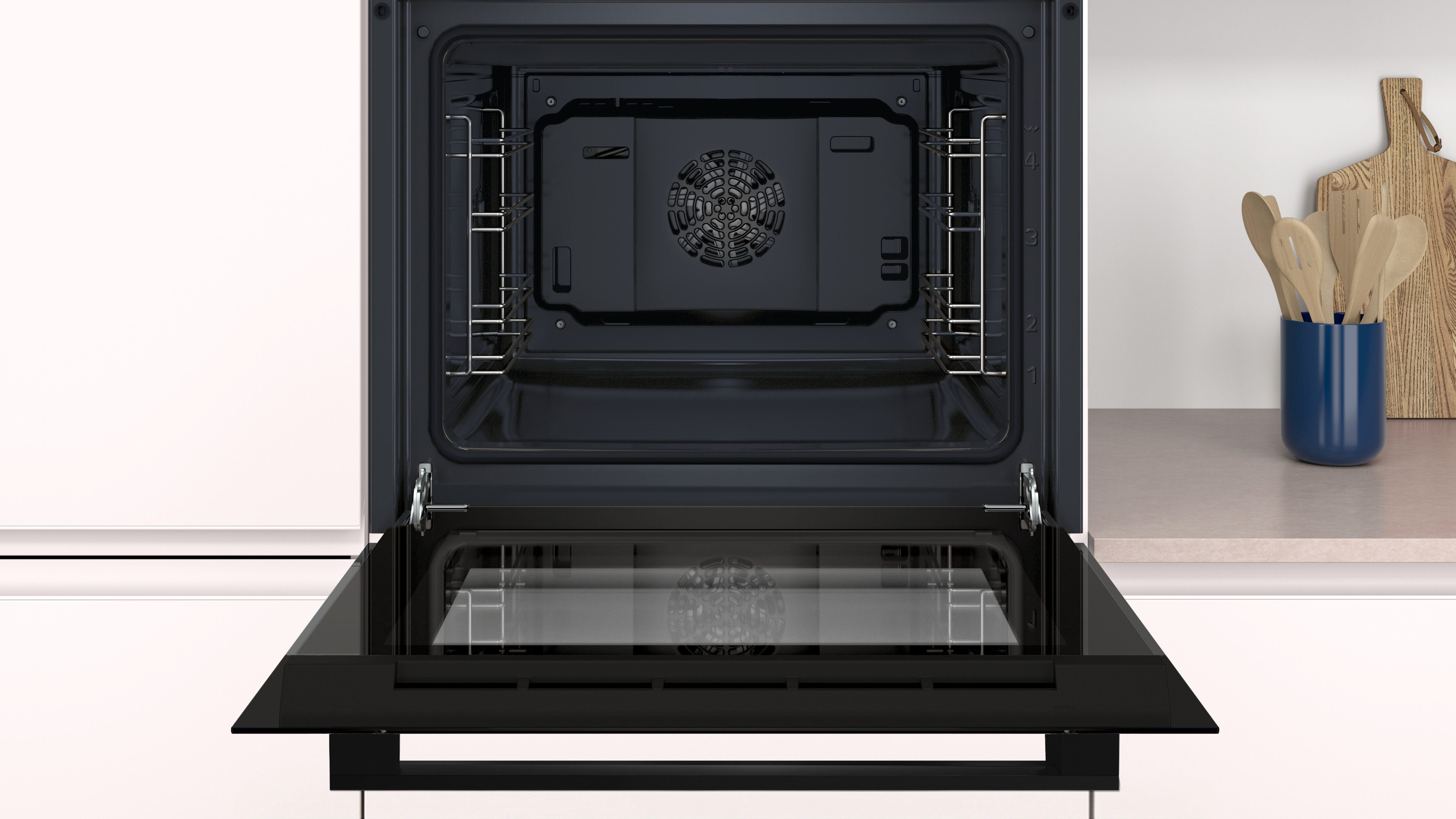 Constructa Backofen CF1M00060, mit Teleskopauszug nachrüstbar
