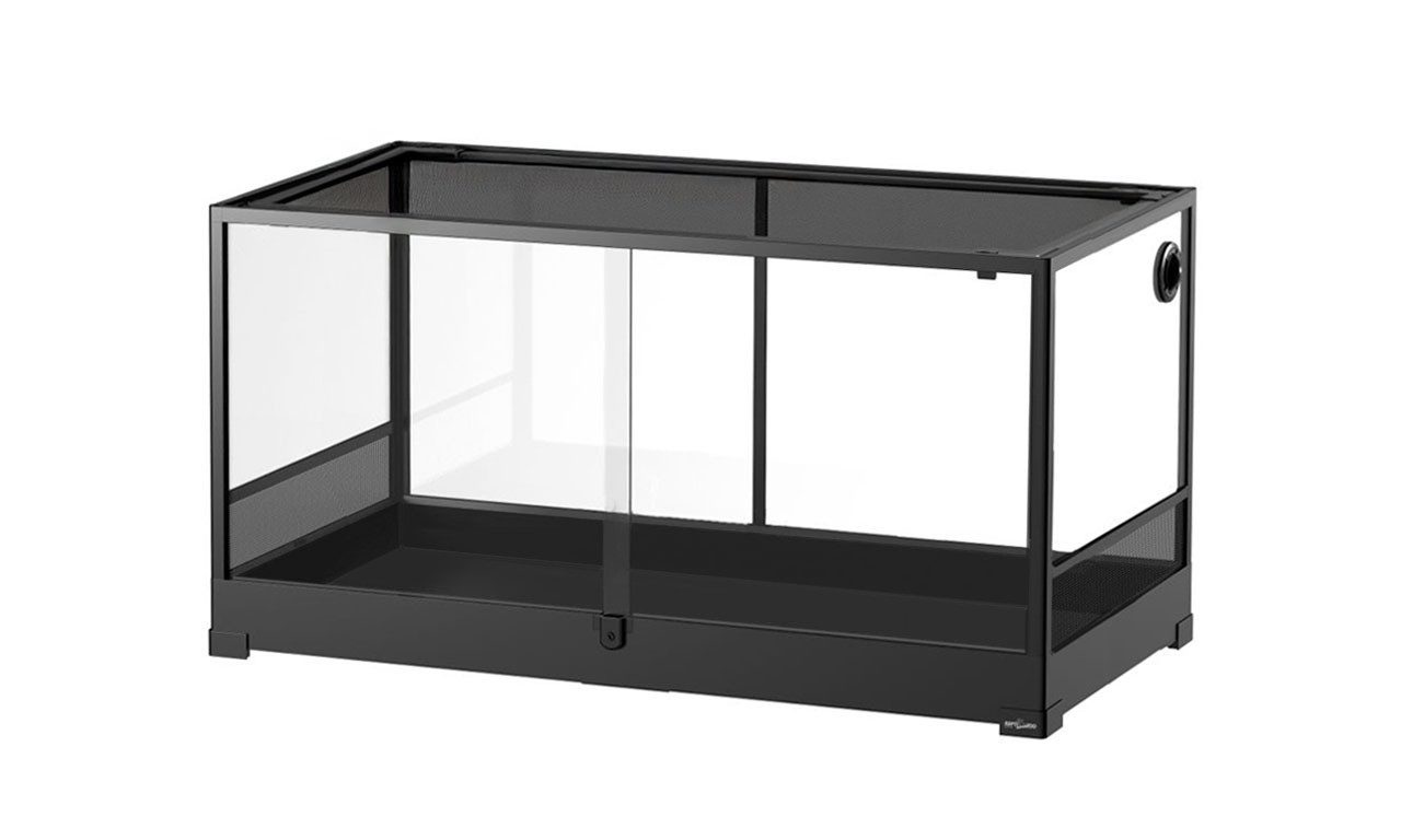 ReptiZoo Terrarium ReptiZoo Glasterrarium 120x45x60cm zerlegbar + mit integrierten Unterw