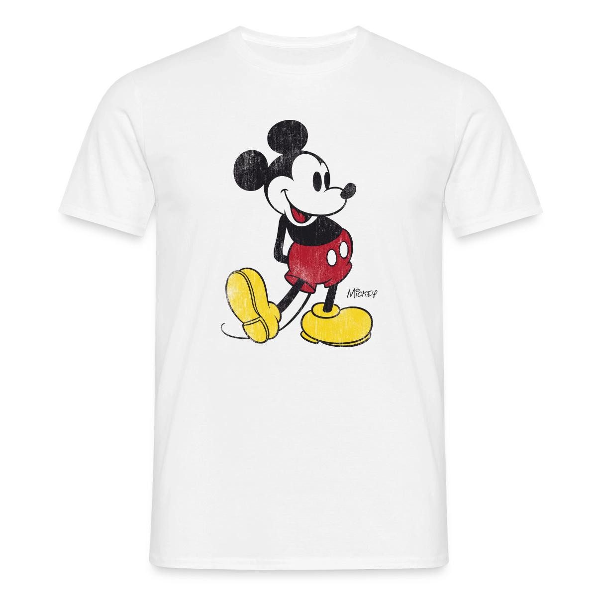 Spreadshirt T-Shirt Mickey & Minnie Klassisch Männer T-Shirt (1-tlg)