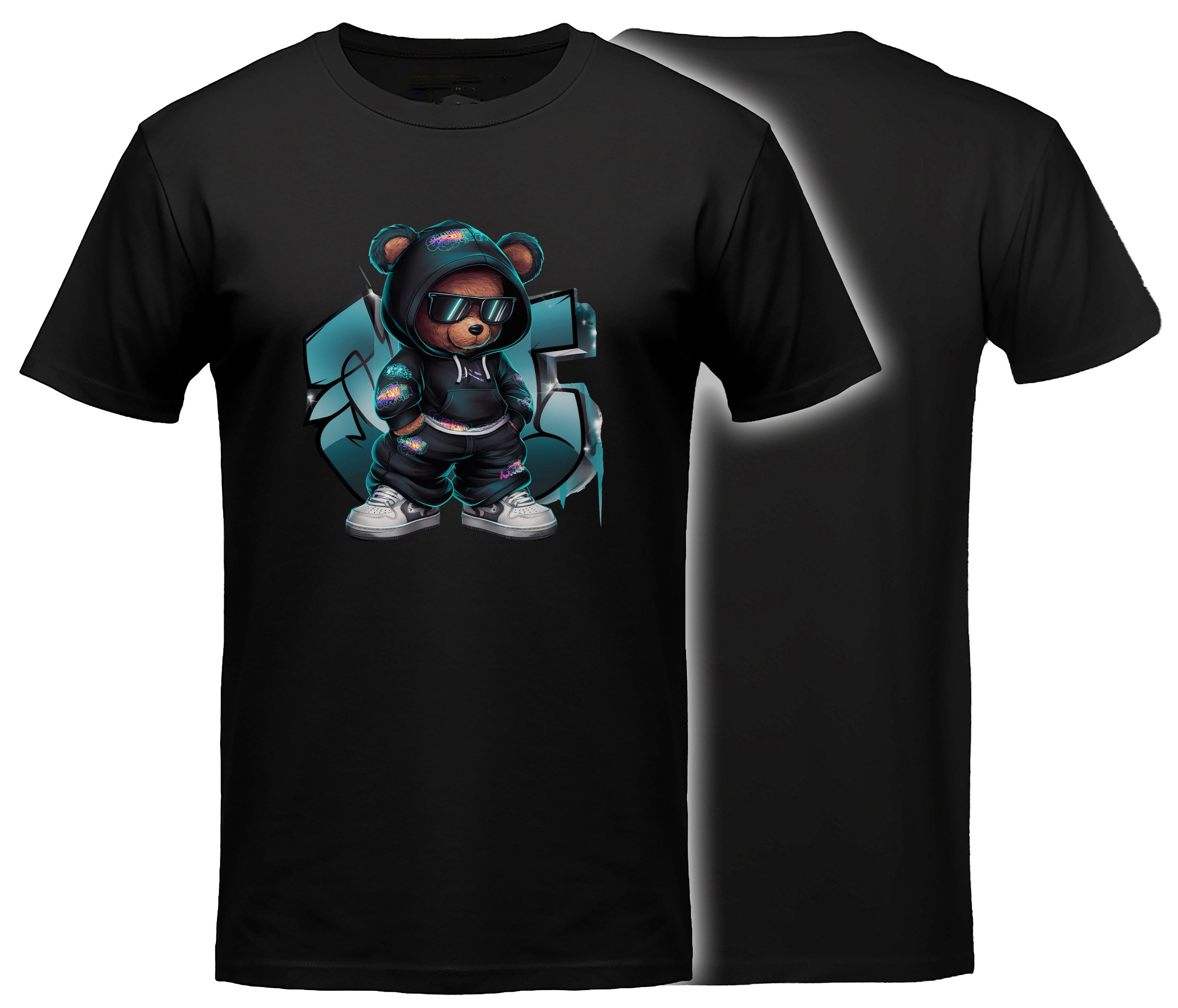T-Shirt mit coolem Streetstyle Bär