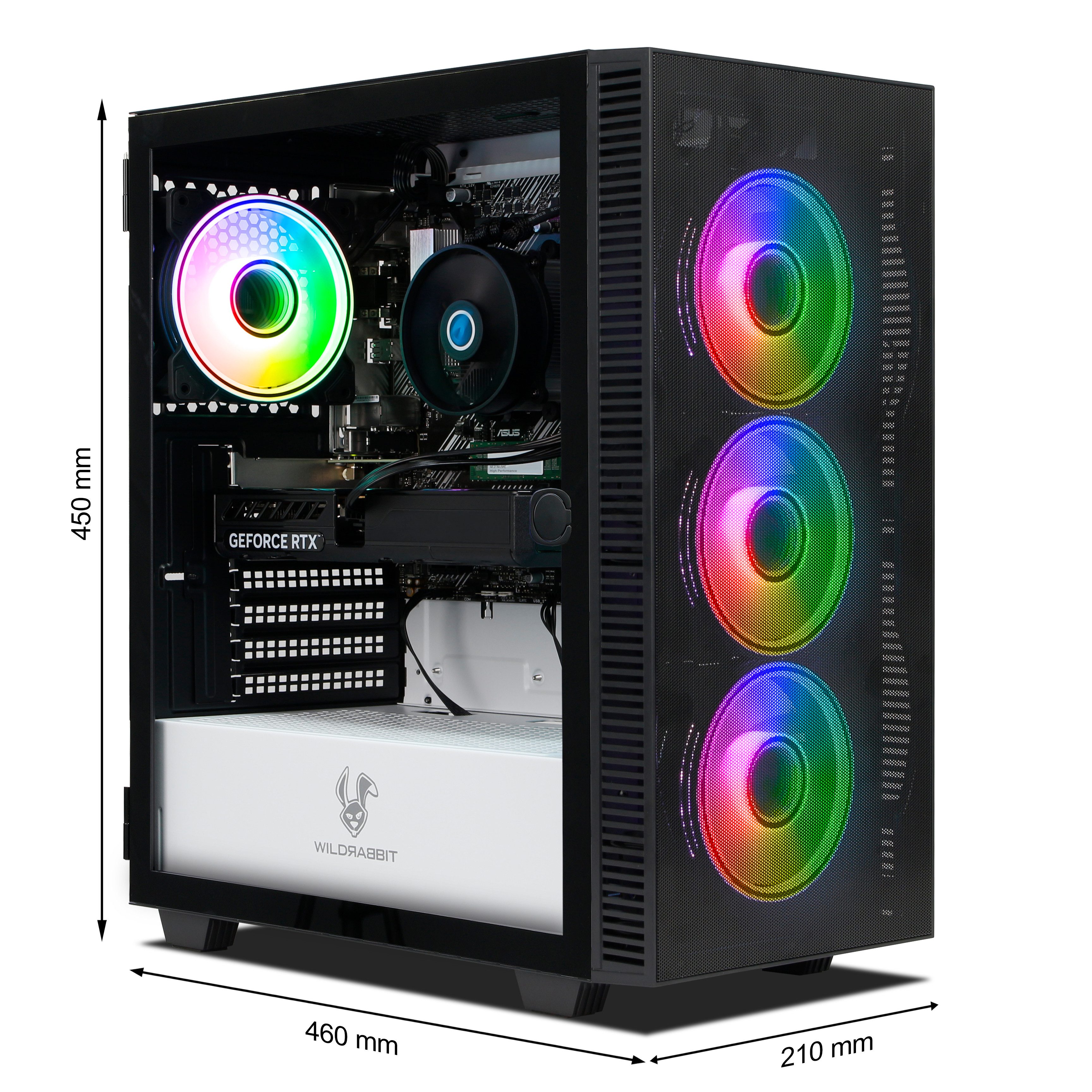 ANKERMANN-PC Cryon Gaming V3 Gaming-PC (AMD Ryzen 7 5700X, GeForce RTX 5060, 16 GB RAM, 1000 GB SSD, Luftkühlung)