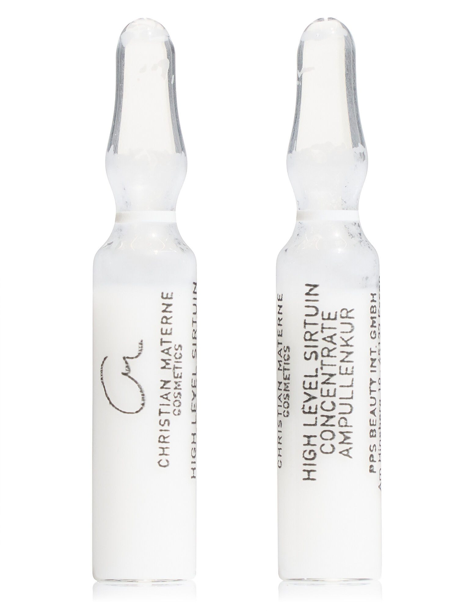 Christian Materne Feuchtigkeitspflege-Set Ampullen "High Level Sirtuin Concentrate" Anti-Aging, 56x 2 ml, straffend, feuchtigkeitsspendend & hauterneuernd