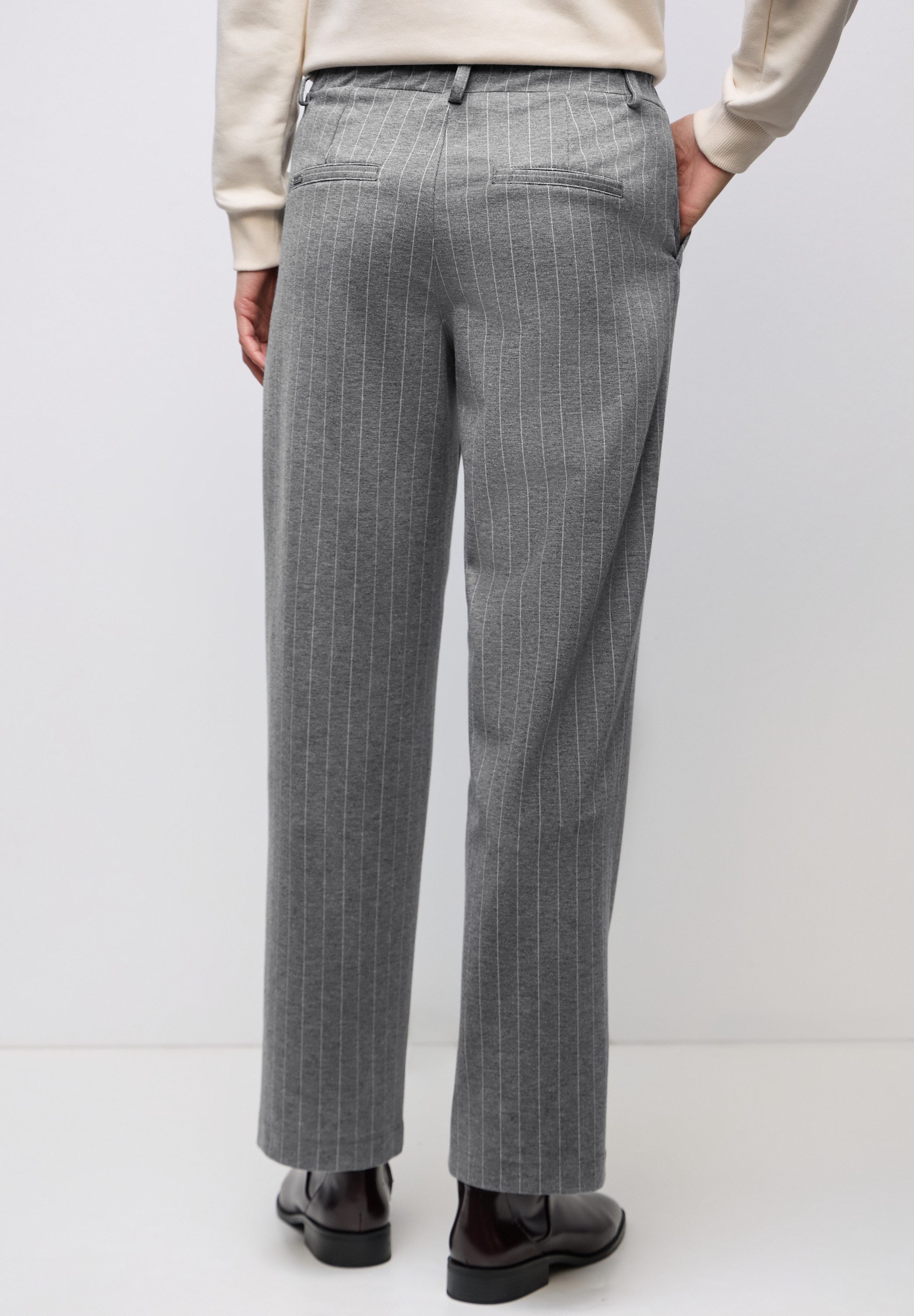 STREET ONE Stoffhose mit Nadelstreifenmuster günstig online kaufen