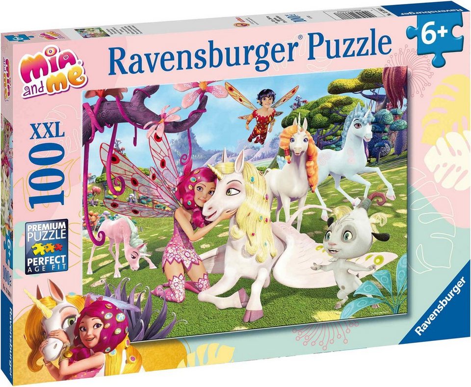 Ravensburger Puzzle Wahre Einhorn-Freundschaft, 100 Puzzleteile, Made in  Germany; FSC®- schützt Wald - weltweit