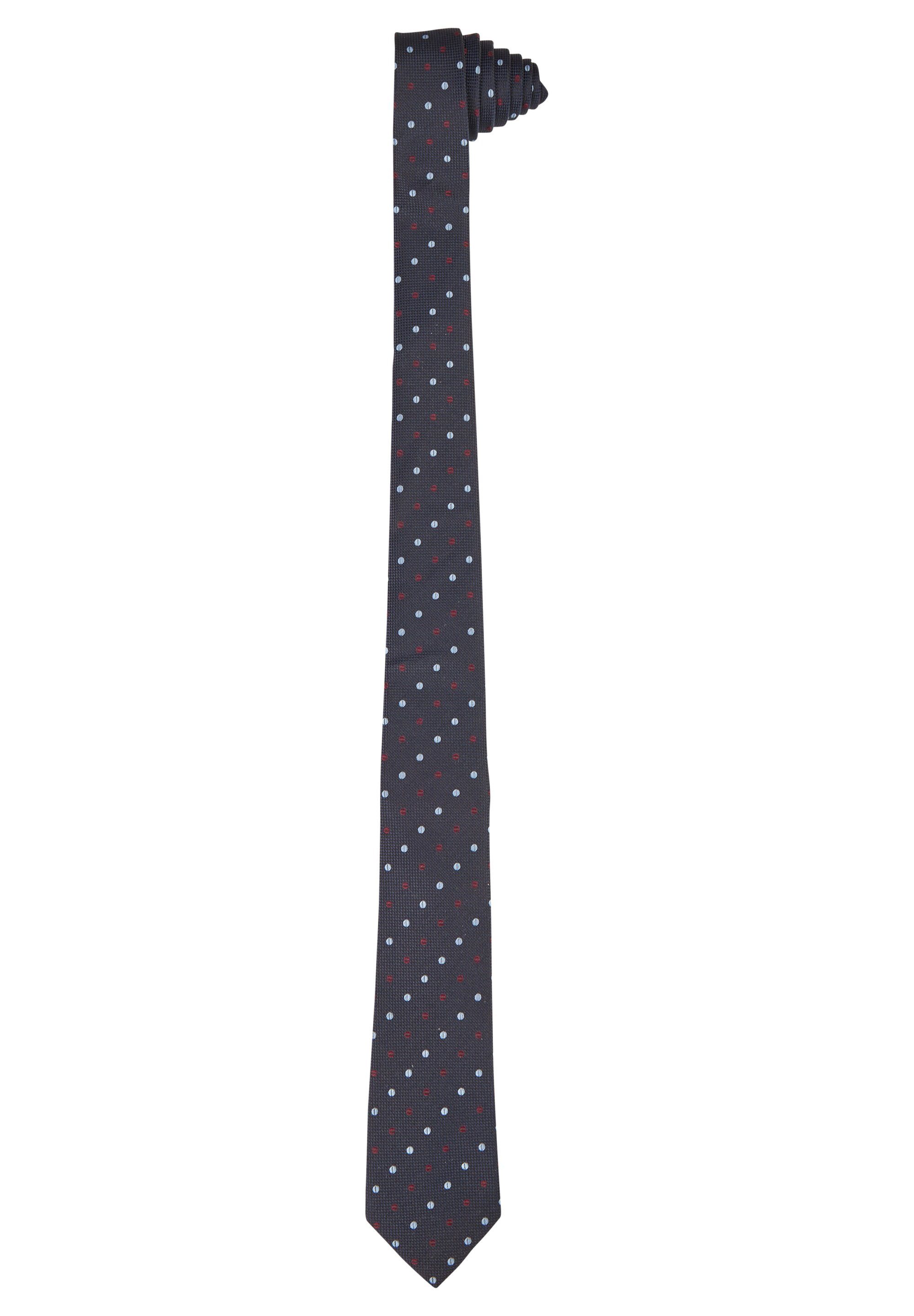 HECHTER PARIS Krawatte mit modernem Muster navy