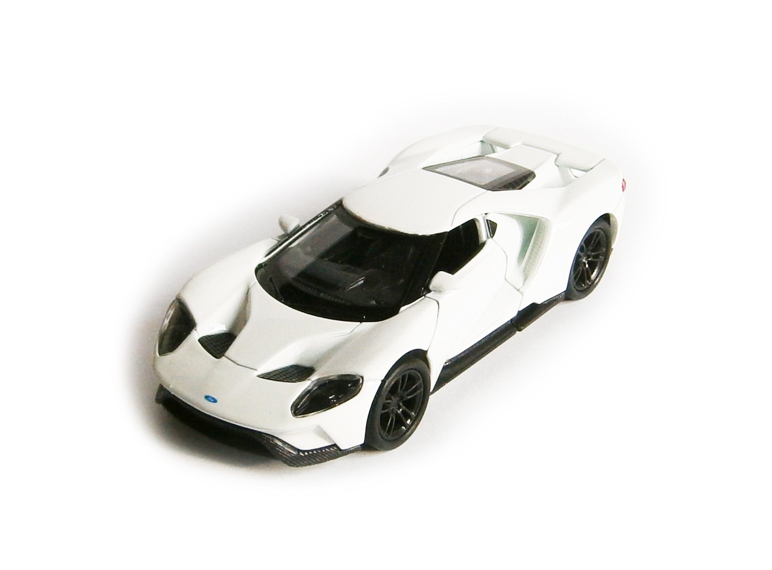 Welly Modellauto FORD GT 2017 12cm Metall Modellauto Modell Auto 16 (Weiss), Metall Spielzeugauto Kinder Geschenk
