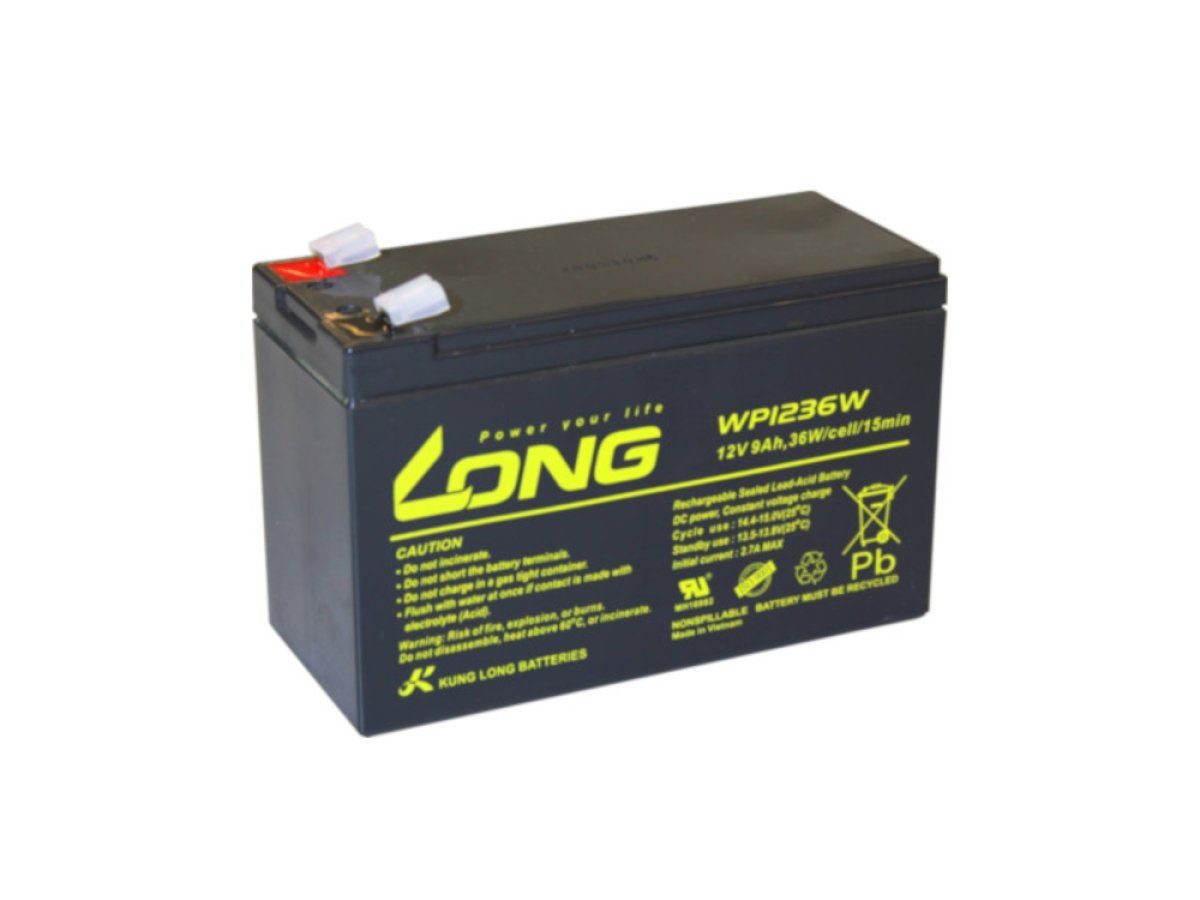 Kung Long WP1236W 12V 36W 9Ah Cell 15min High Rate AGM Batterie Bleiakkus