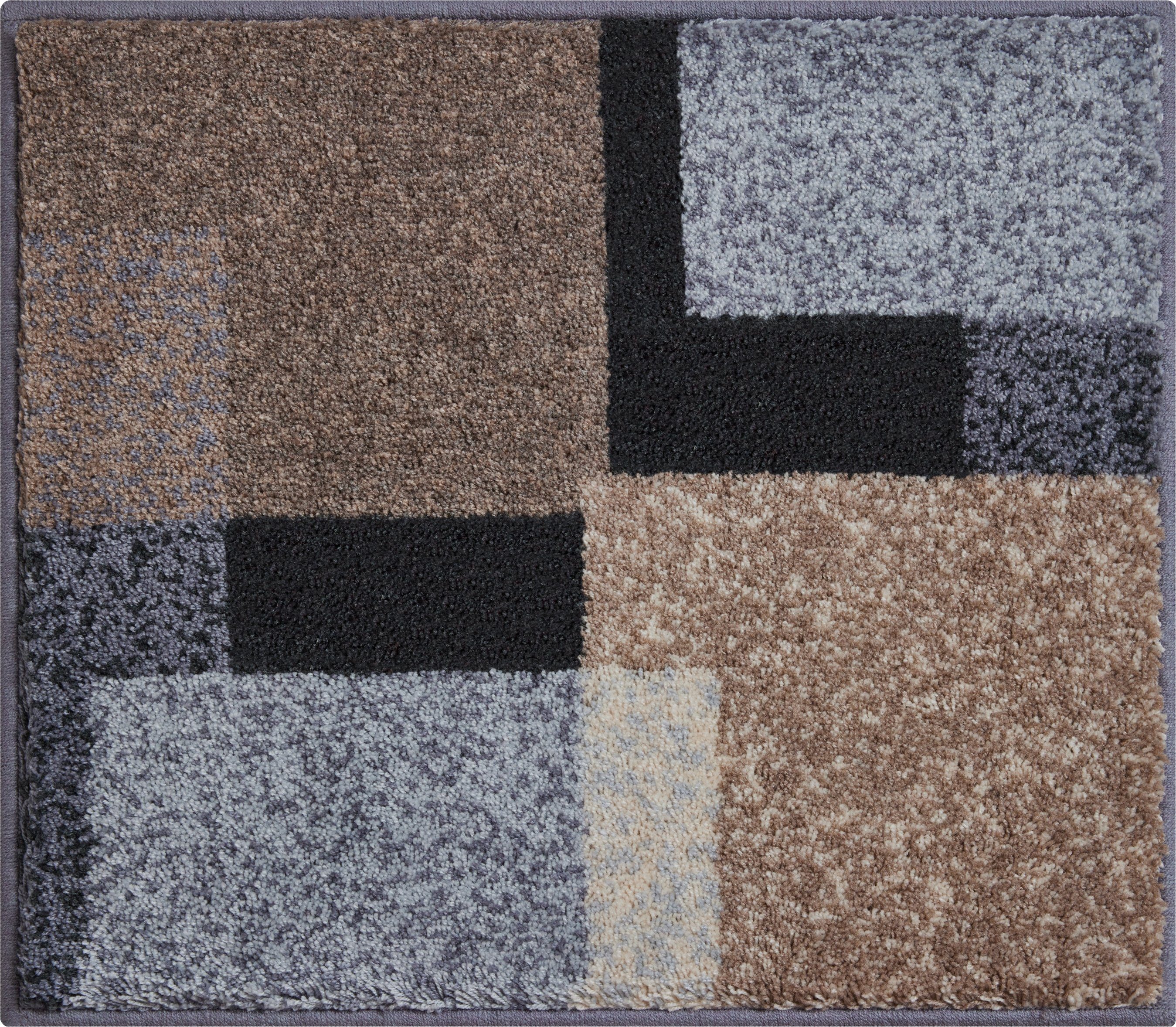 Grund Badematte Atala, Höhe 20 mm, rutschhemmend beschichtet, fußbodenheizungsgeeignet, Polyacryl, rechteckig