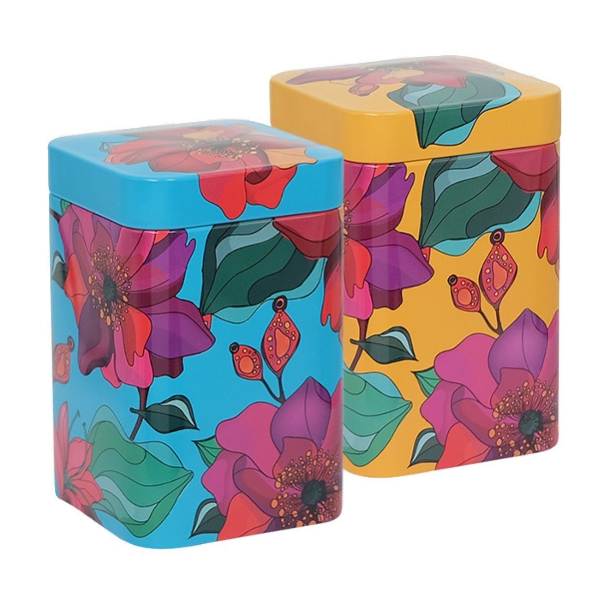 Teedose 2er Set Poppy