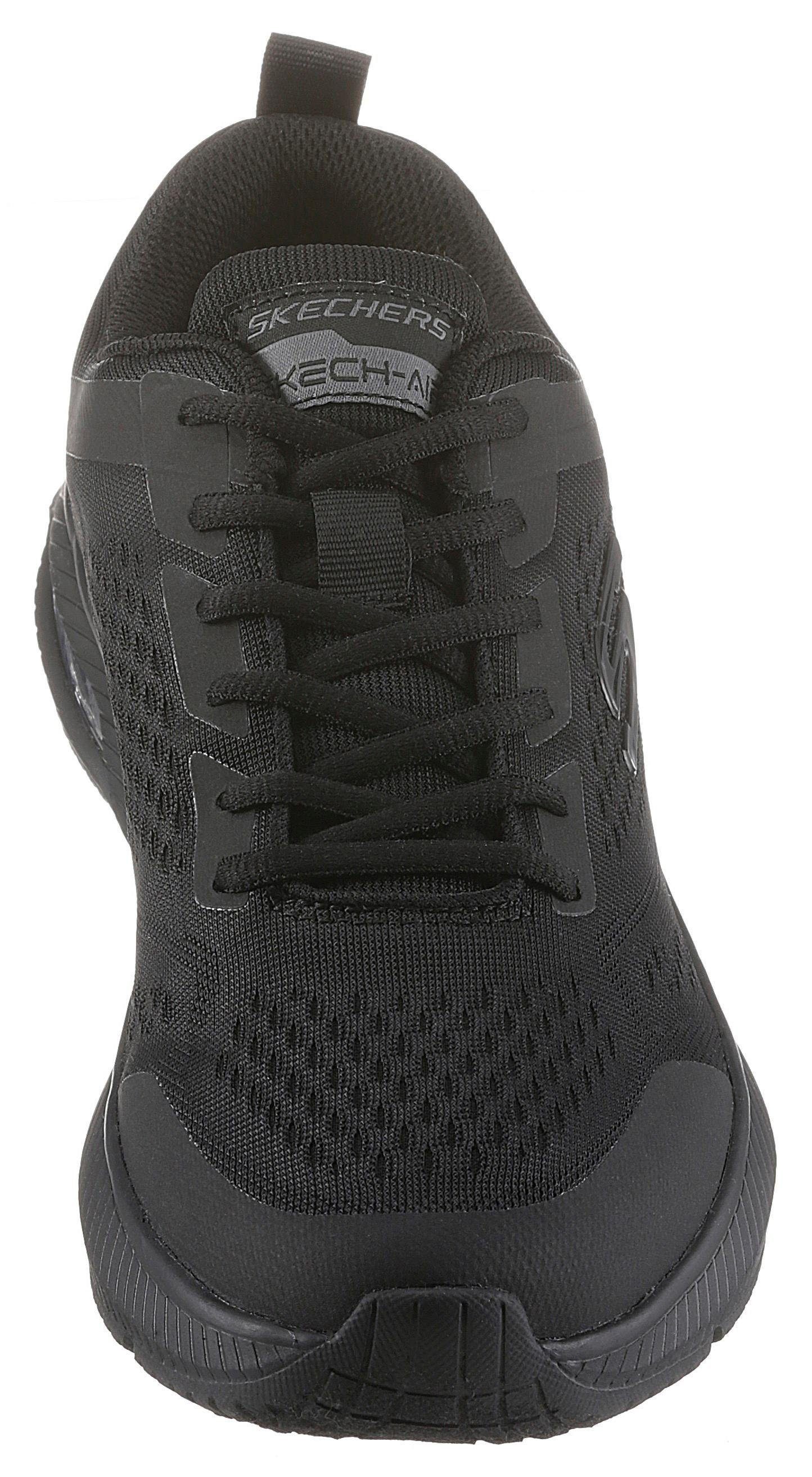Foam Memory Dyna Sneaker Air-Cooled schwarz mit Skechers Air