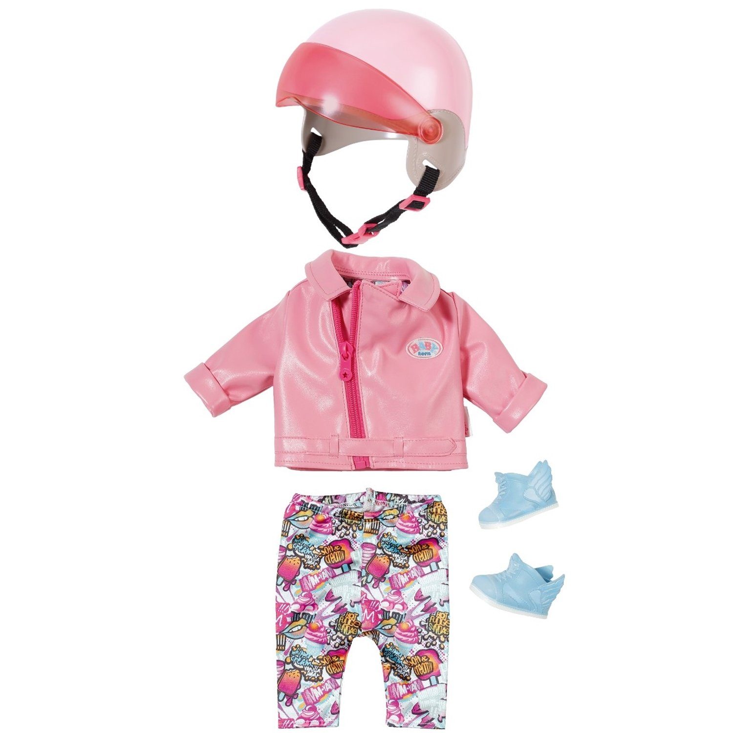 Zapf Creation® Ляльковий самокат 825259 825914 BABY born City 2er Set Scooter Combo + Scooterhelm