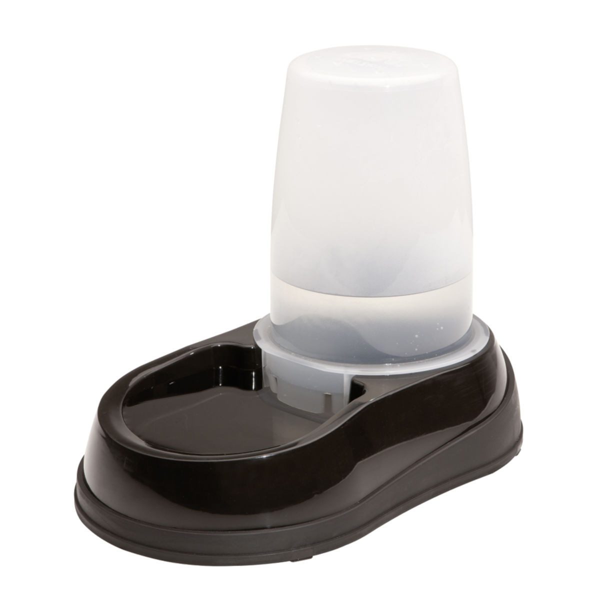 MAELSON Tier-Wasserspender Aquaa 250, Wasserspender für Hunde und Katzen, Schwarz/Weiß, 2,5L